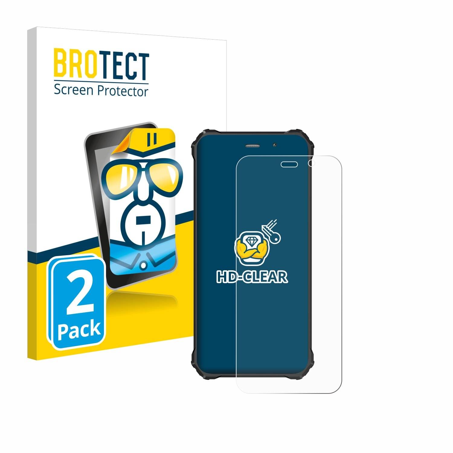 2x BROTECT Displayschutz-Folie für Fossibot
