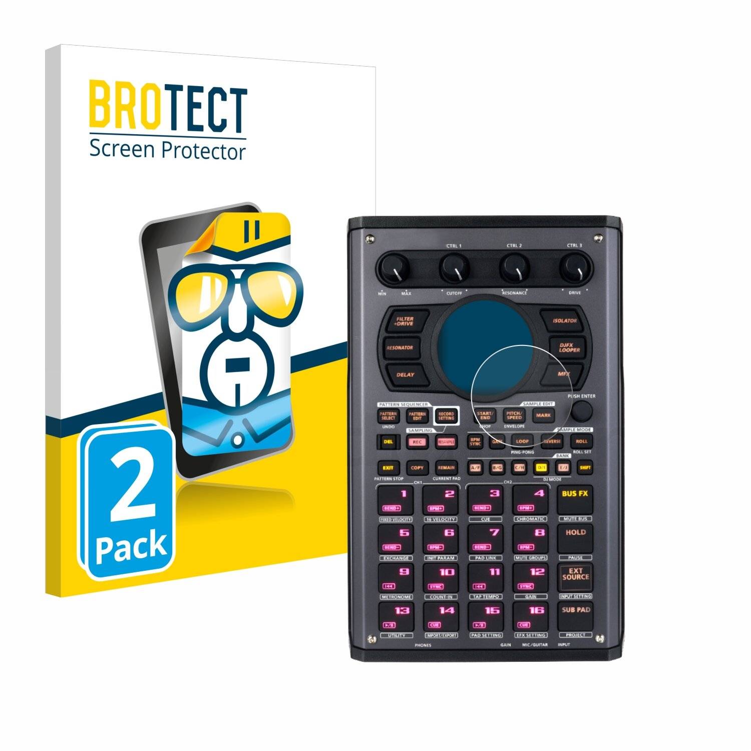 2x BROTECT Displayschutz-Folie für Roland