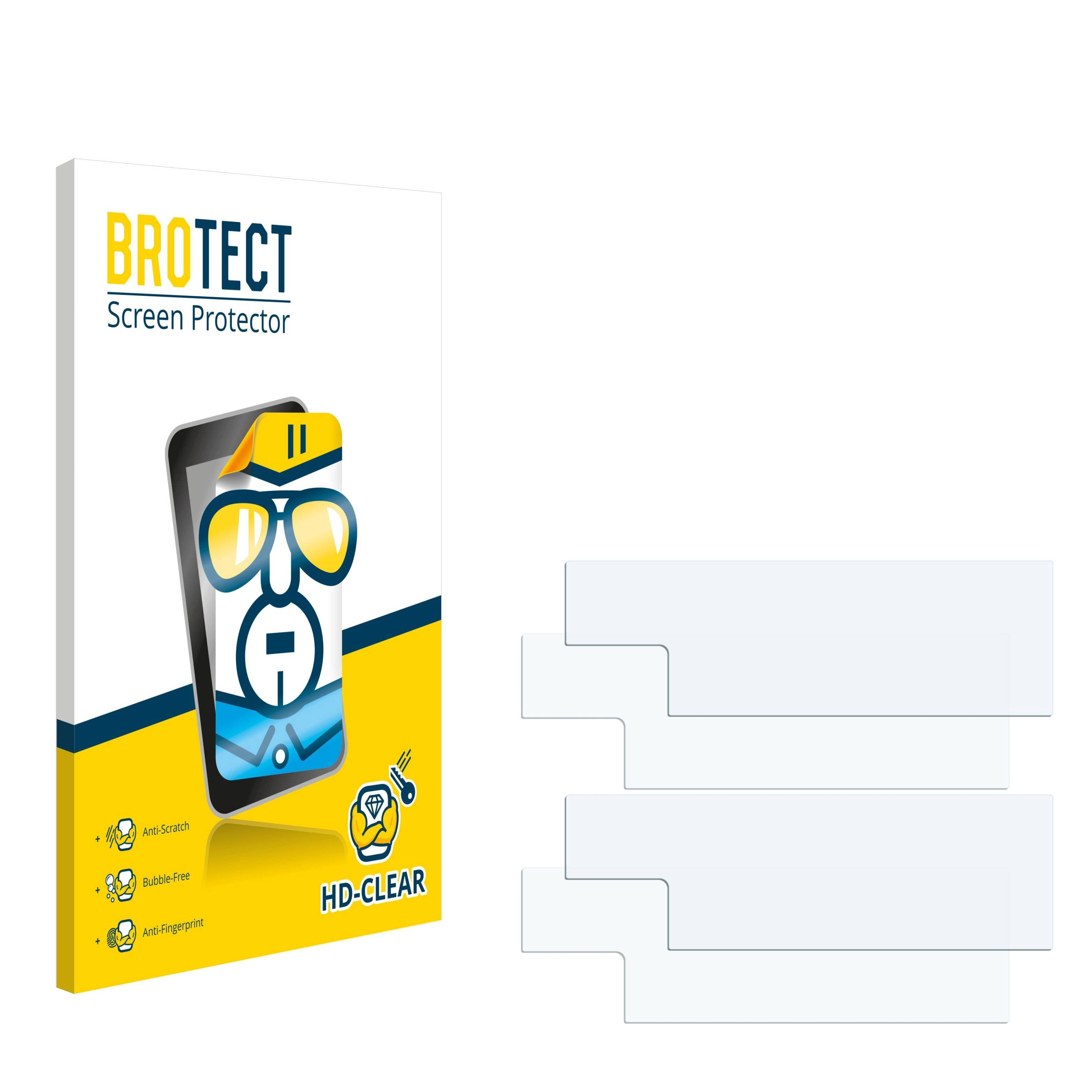 2x BROTECT Displayschutz-Folie für the t.bone free solo Twin DR 823