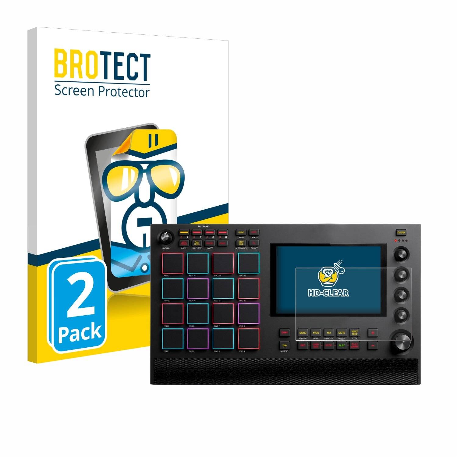 2x BROTECT Displayschutz-Folie für Akai MPC Live