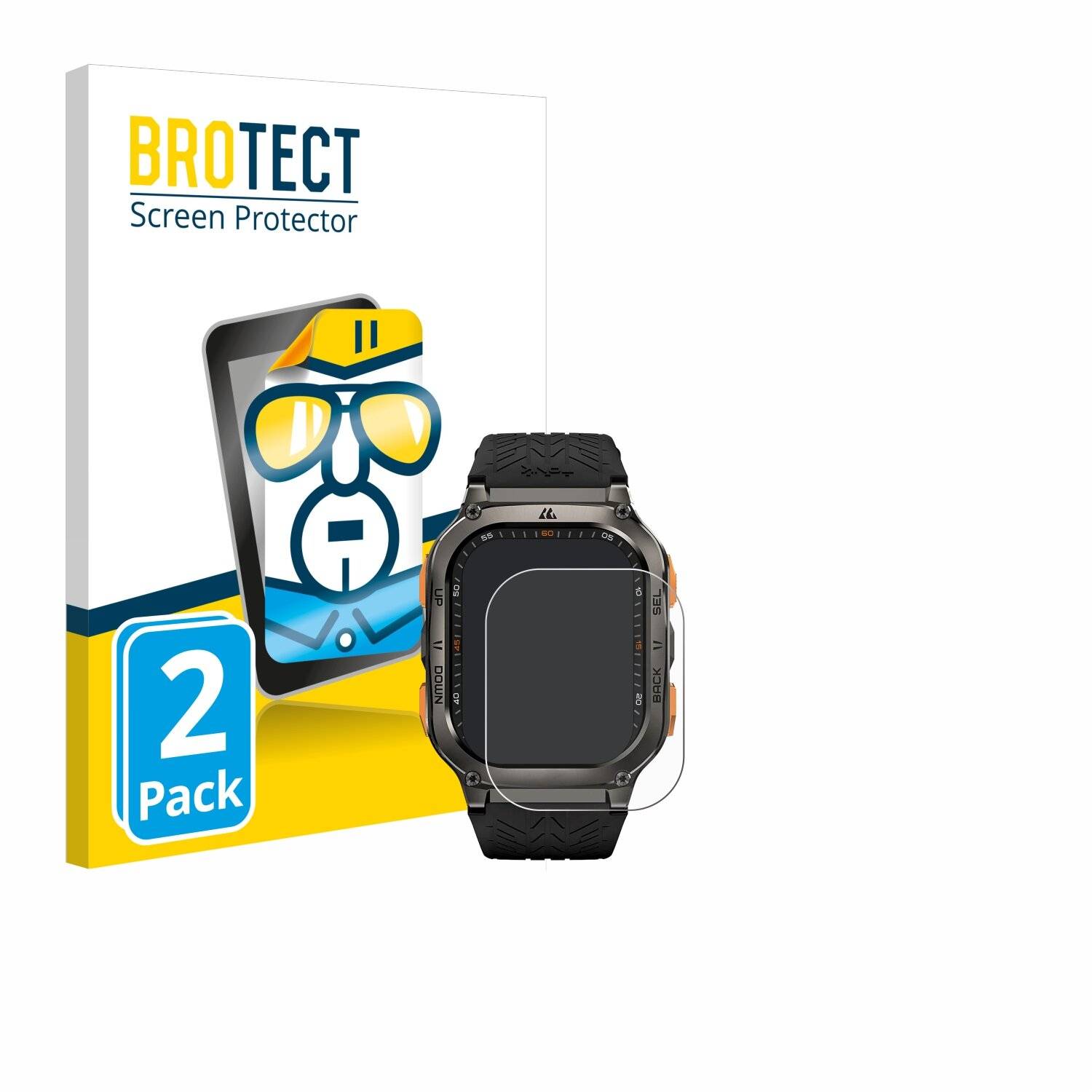 2x BROTECT Displayschutz-Folie für Kospet Tank M3