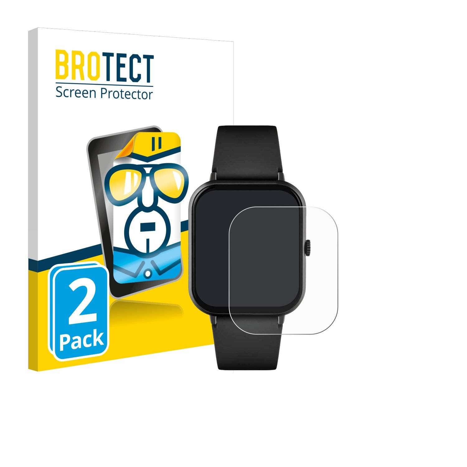 2x BROTECT Displayschutz-Folie für Reflex Active Series