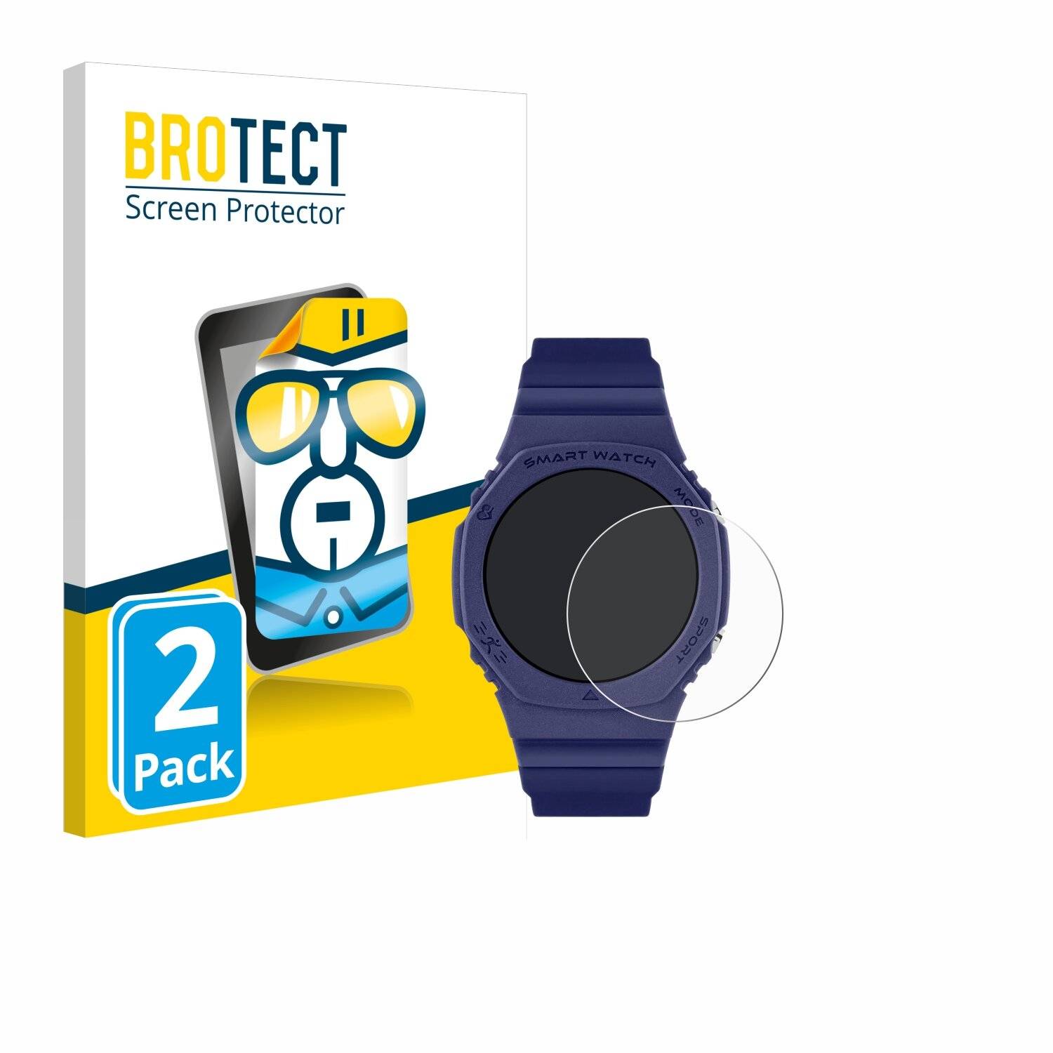 2x BROTECT Displayschutz-Folie für Reflex Active Series