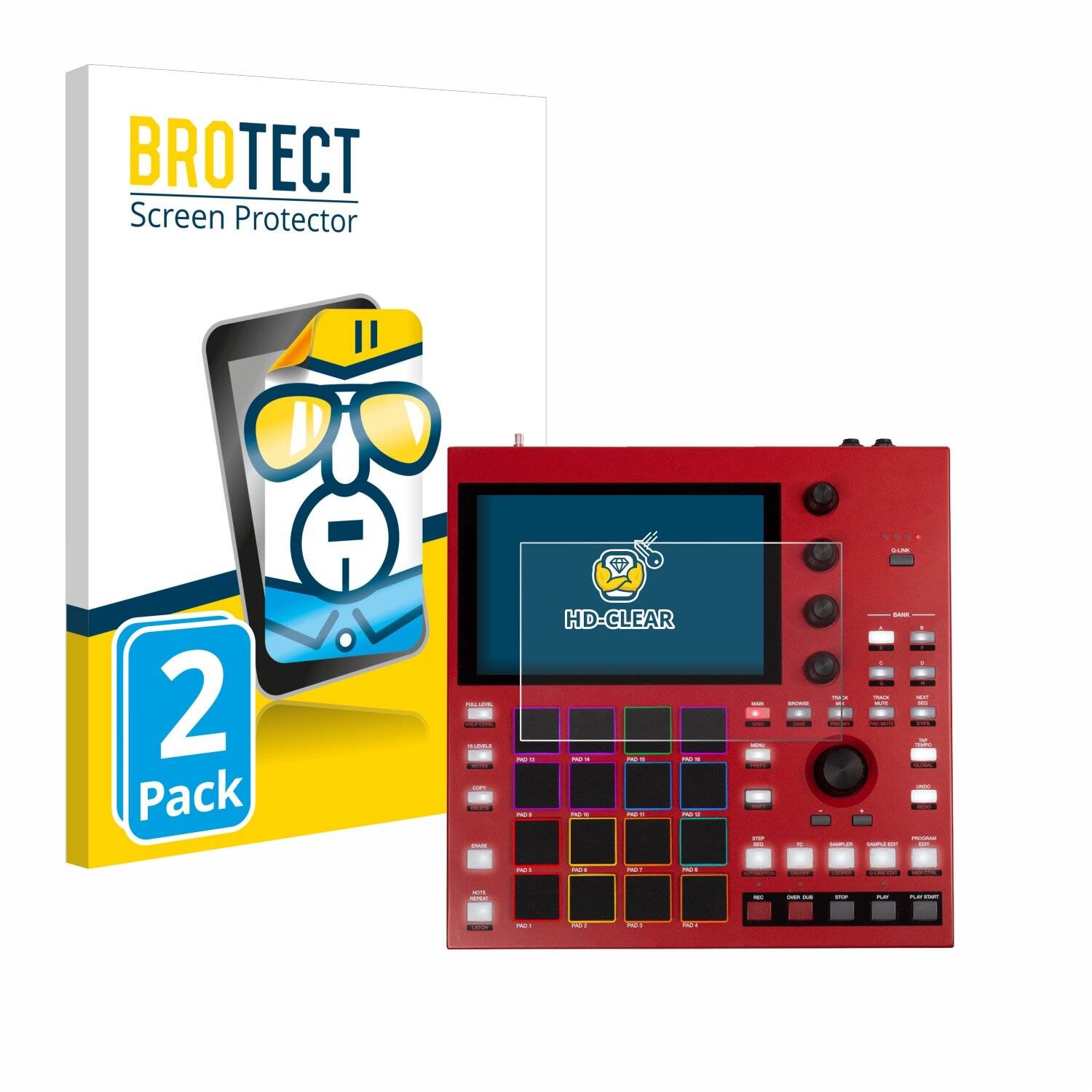 2x BROTECT Displayschutz-Folie für Akai MPC