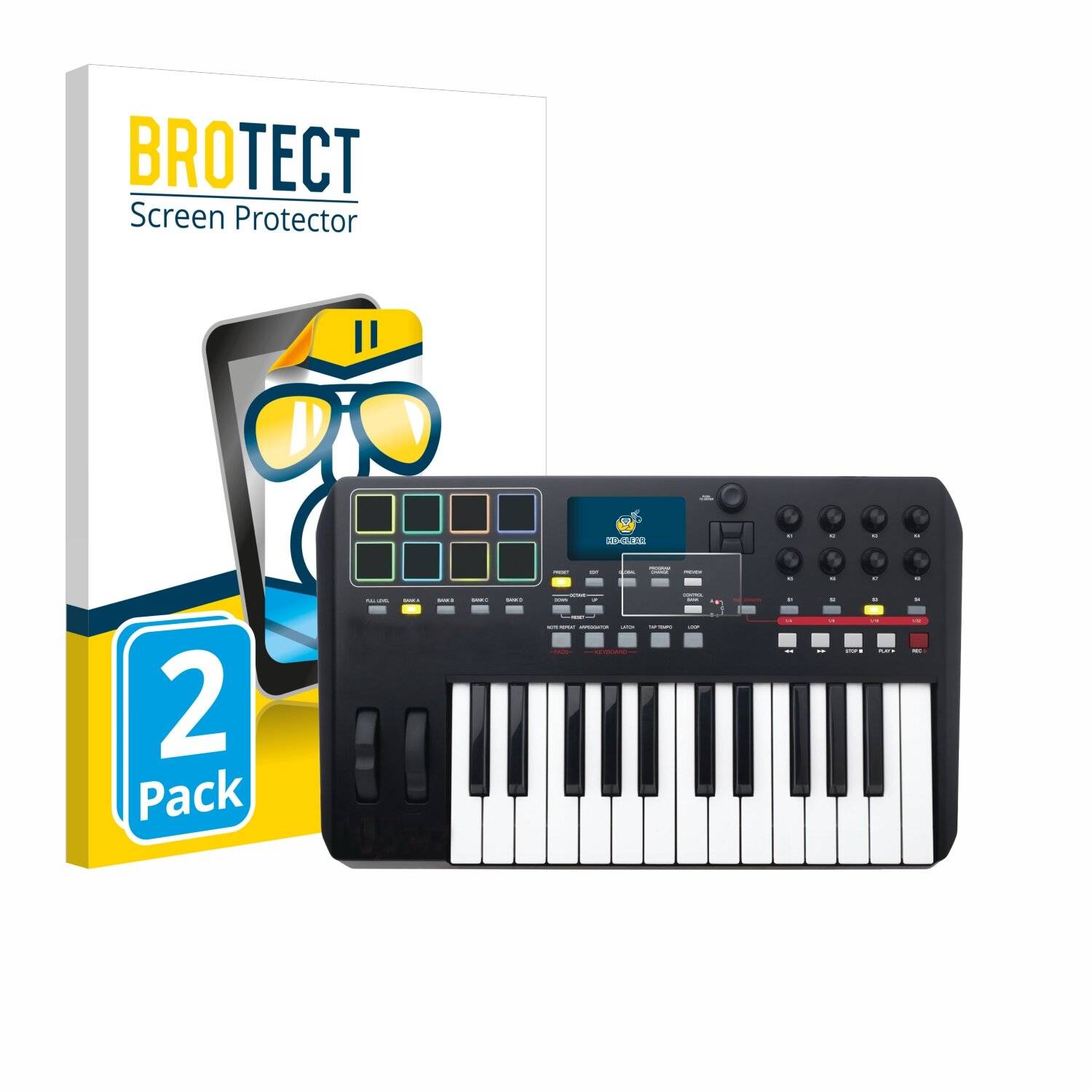 2x BROTECT Displayschutz-Folie für Akai MPK