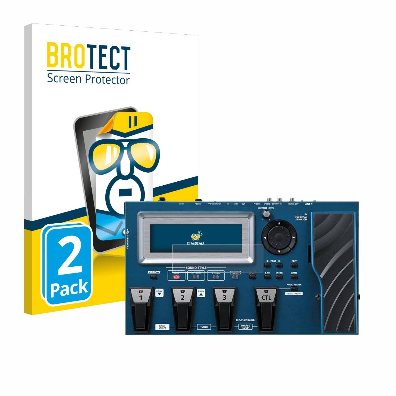 2x BROTECT Displayschutz-Folie für Roland