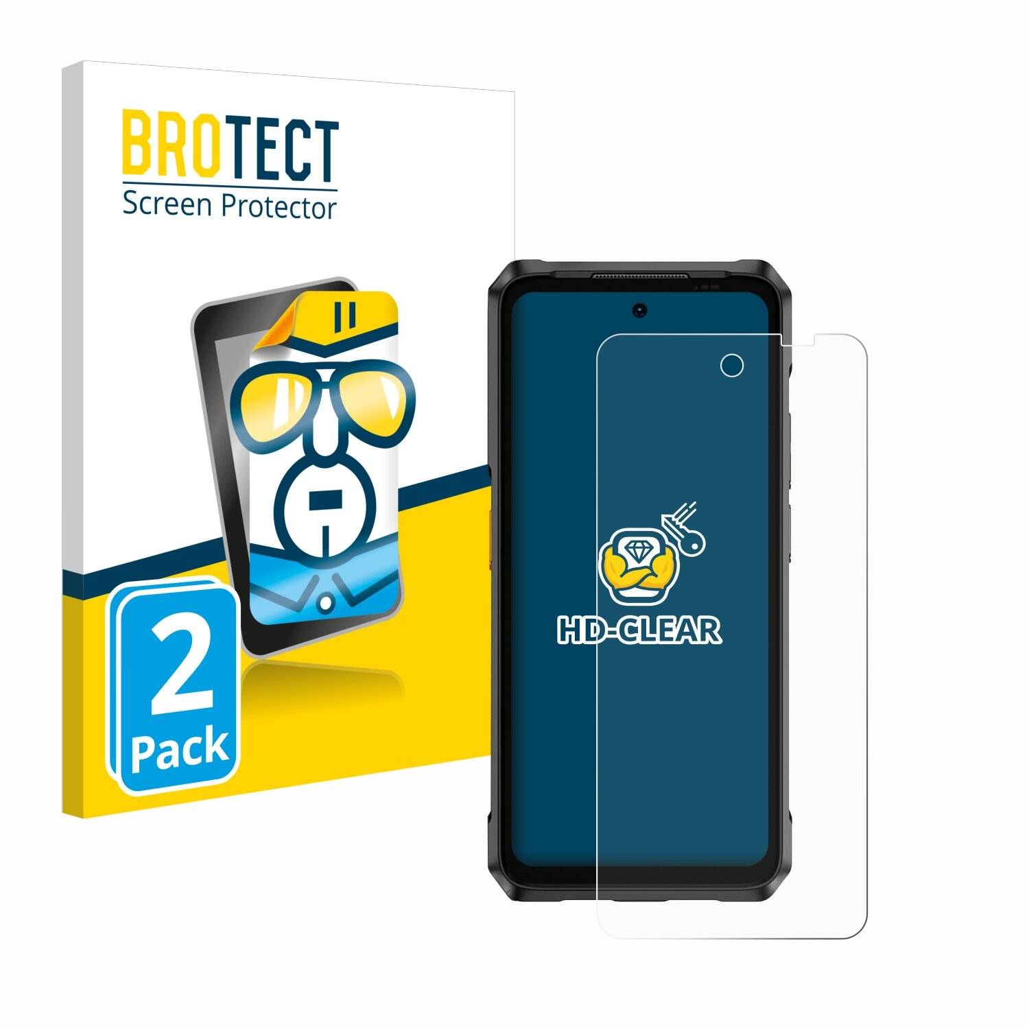 2x BROTECT Displayschutz-Folie für Ulefone Armor 26