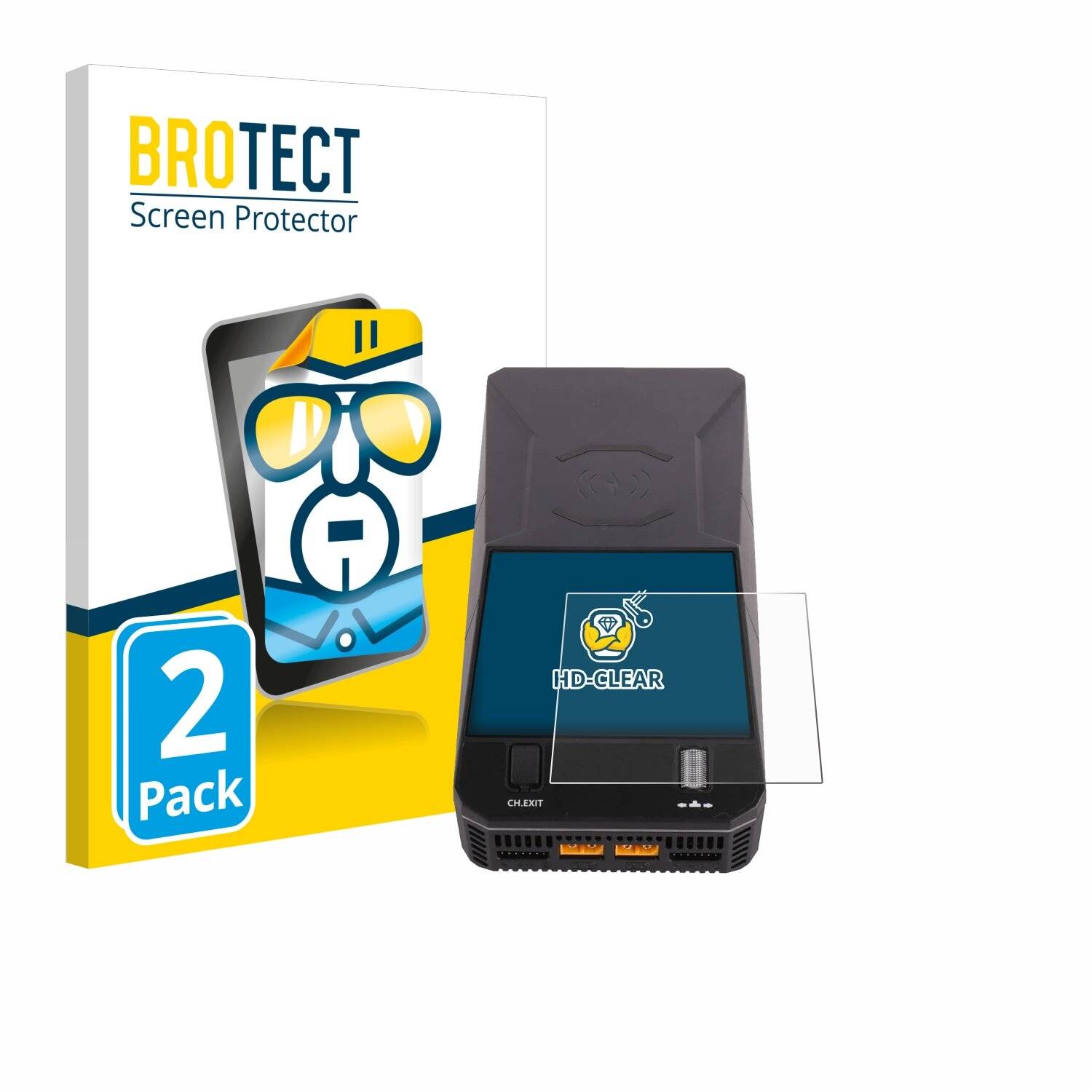 2x BROTECT Displayschutz-Folie für ToolkitRC