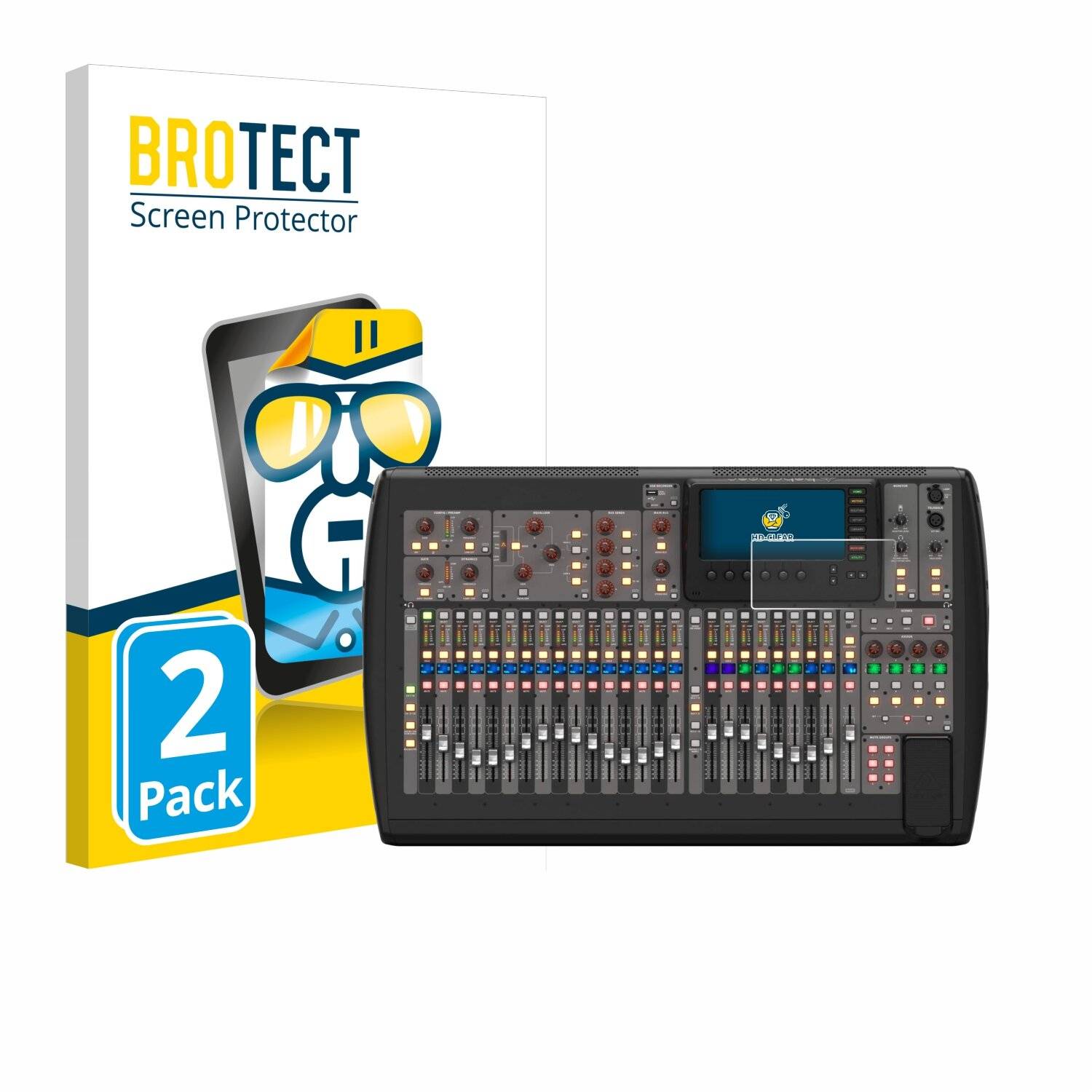 2x BROTECT Displayschutz-Folie für Behringer