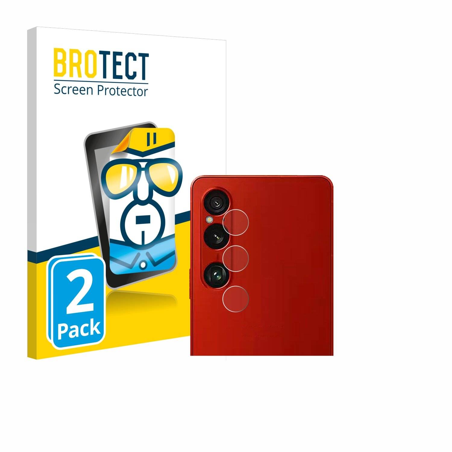 2x BROTECT Displayschutz-Folie für Sony Xperia 1 VI (NUR