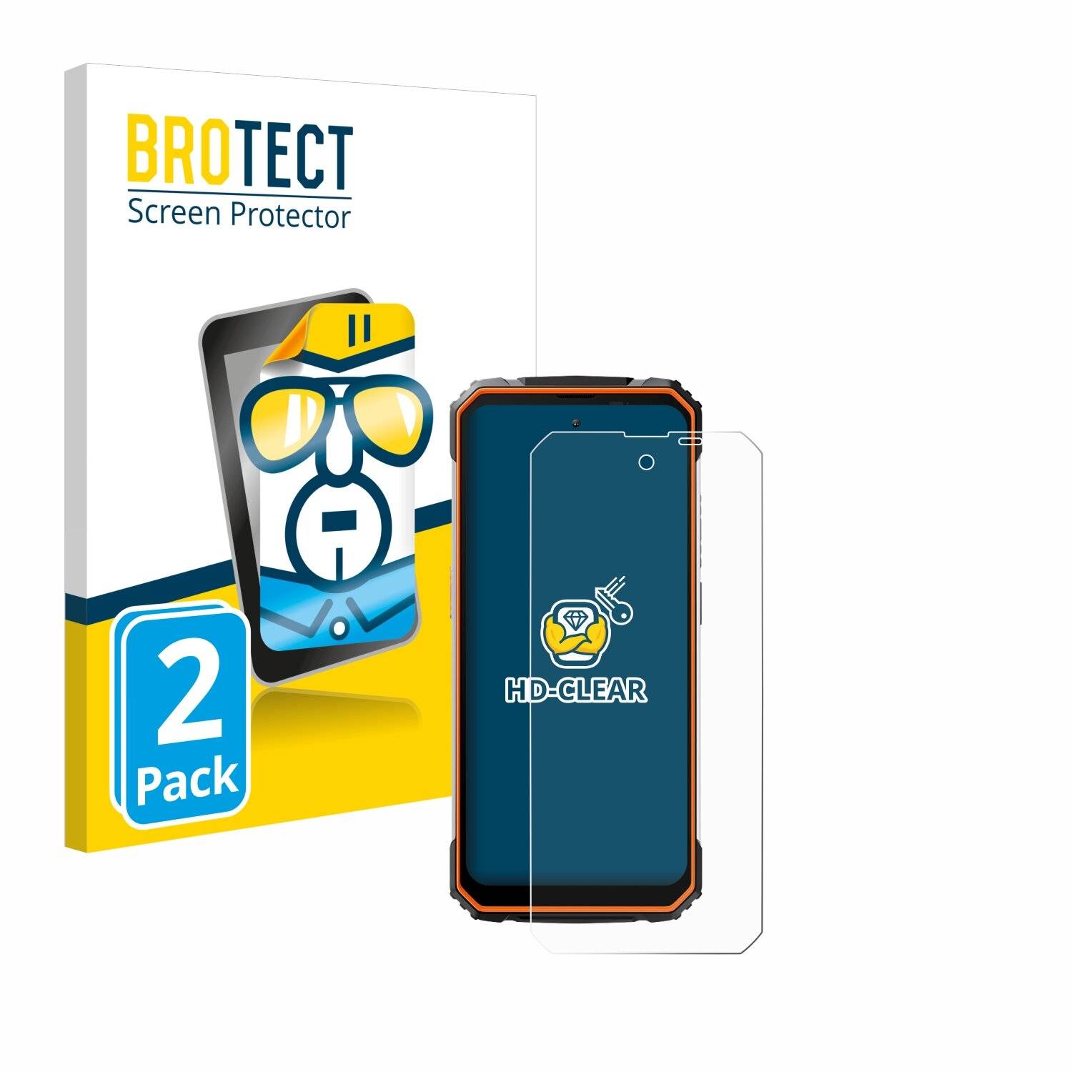 2x BROTECT Displayschutz-Folie für Blackview