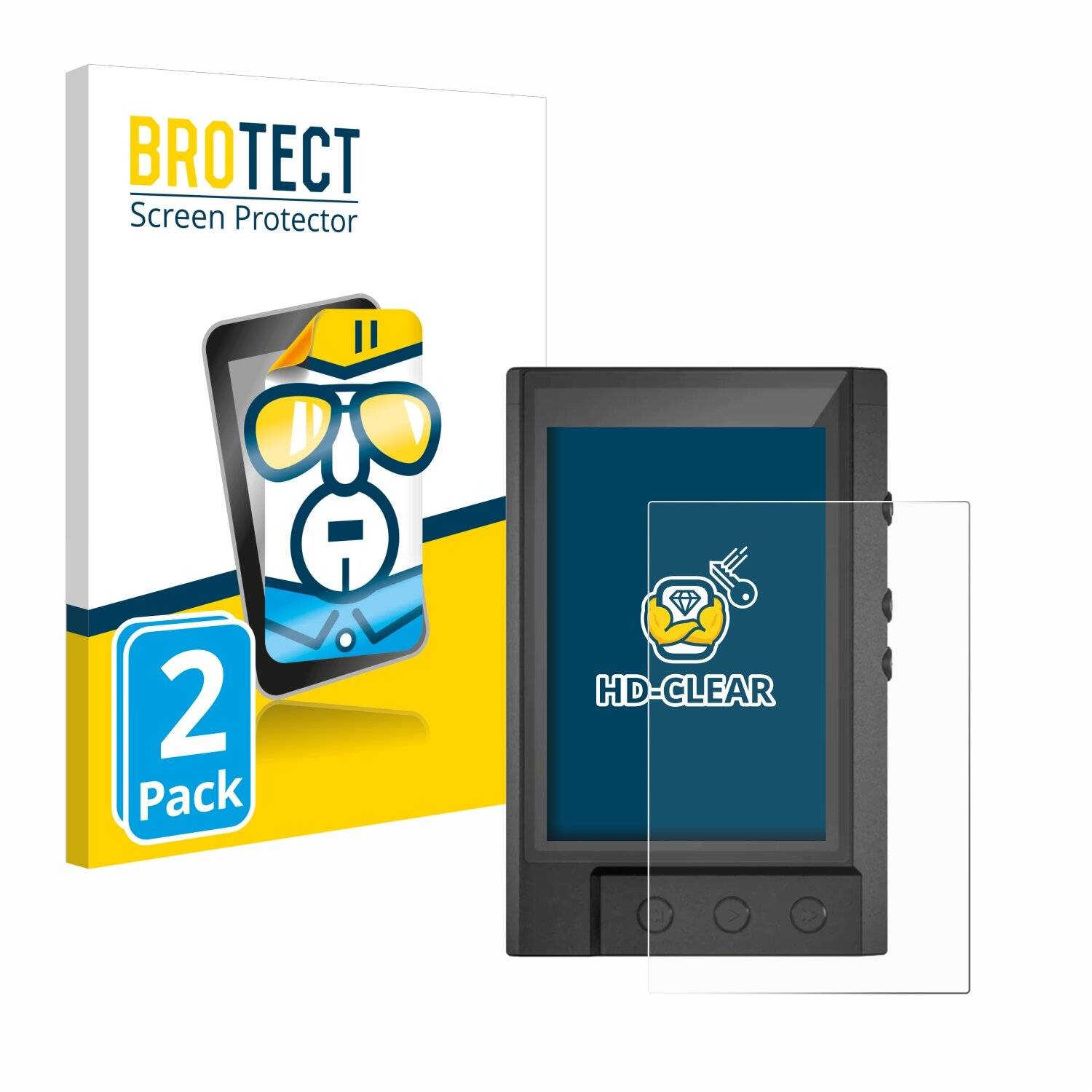 2x BROTECT Displayschutz-Folie für TempoTec