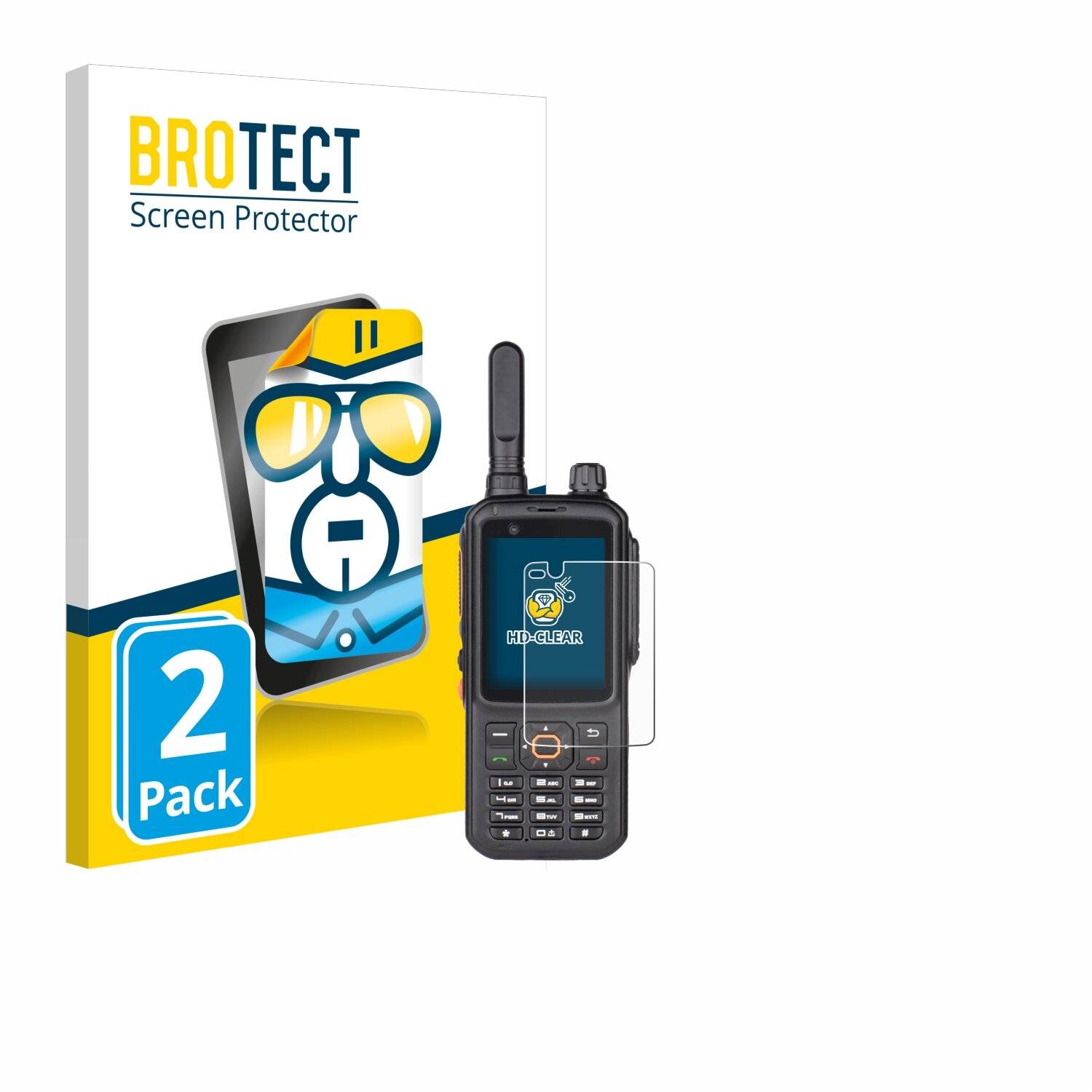 2x BROTECT Displayschutz-Folie für Inrico