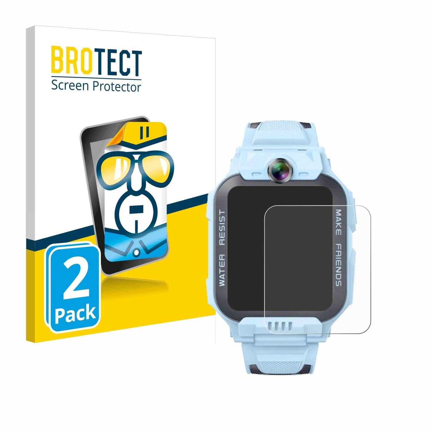 2x BROTECT Displayschutz-Folie für Imoo Watch Phone