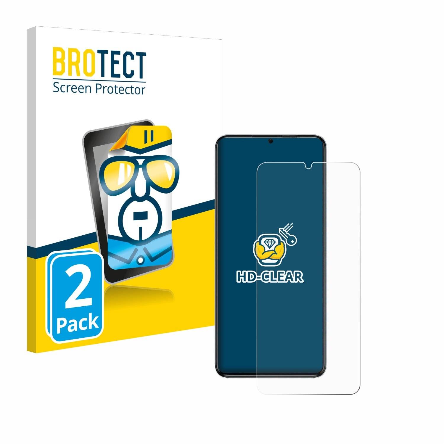 2x BROTECT Displayschutz-Folie für Oukitel