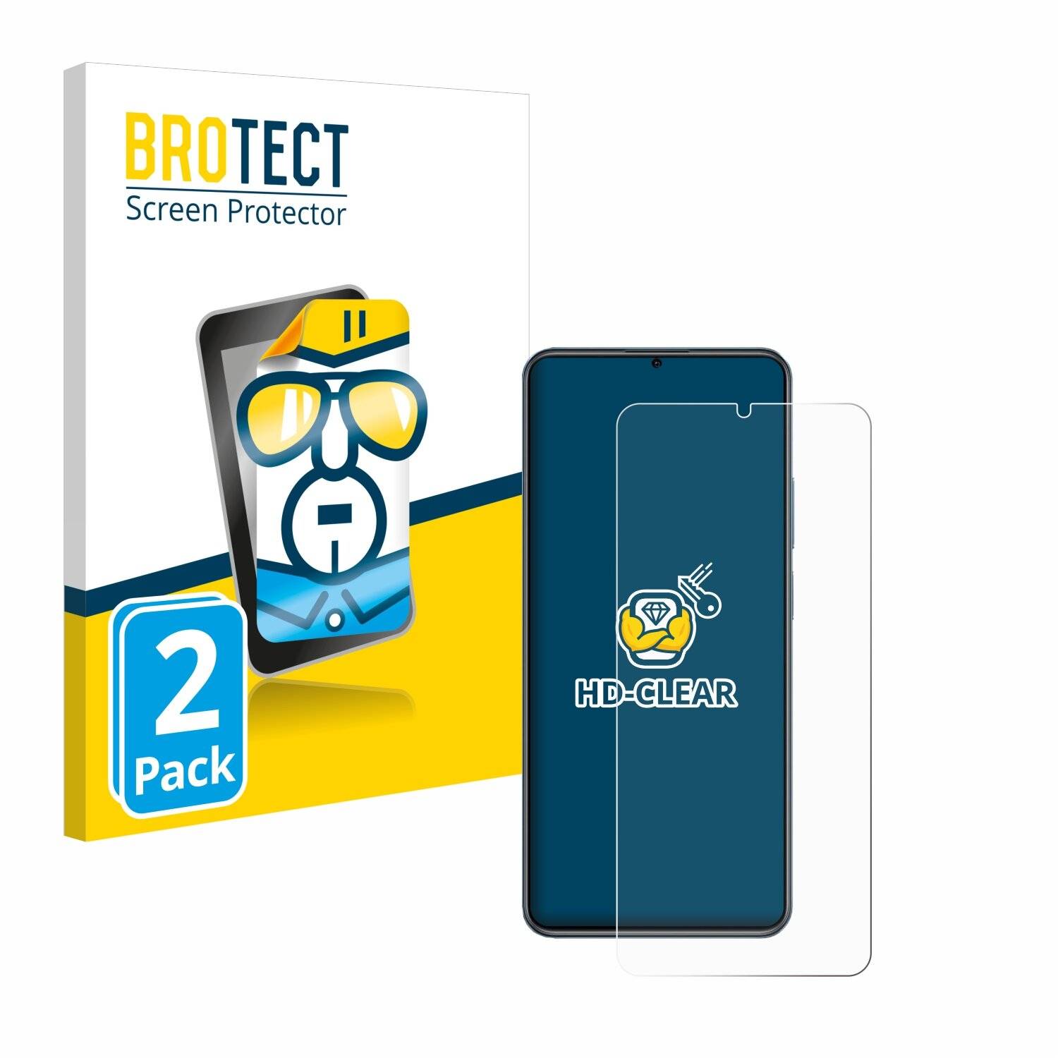 2x BROTECT Displayschutz-Folie für realme