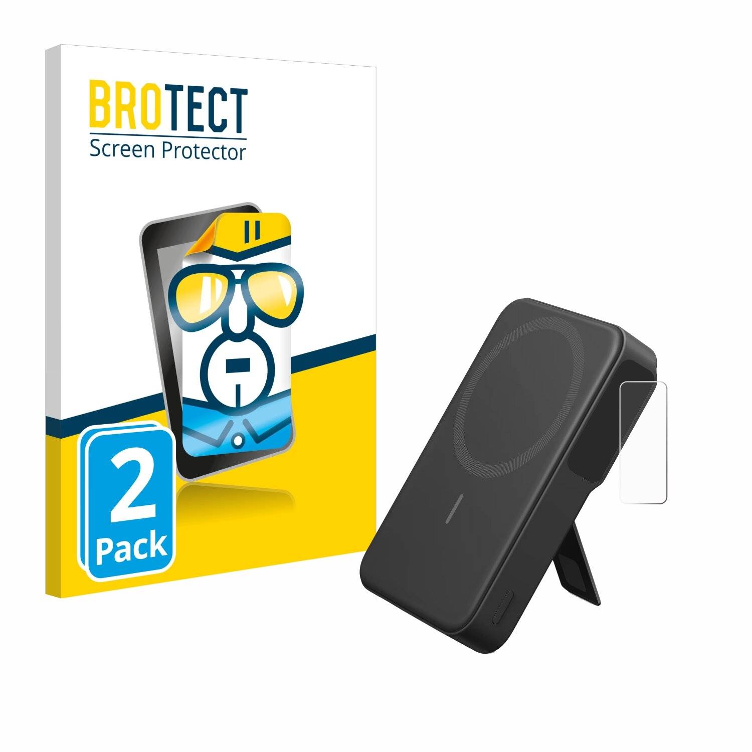 2x BROTECT Displayschutz-Folie für Anker