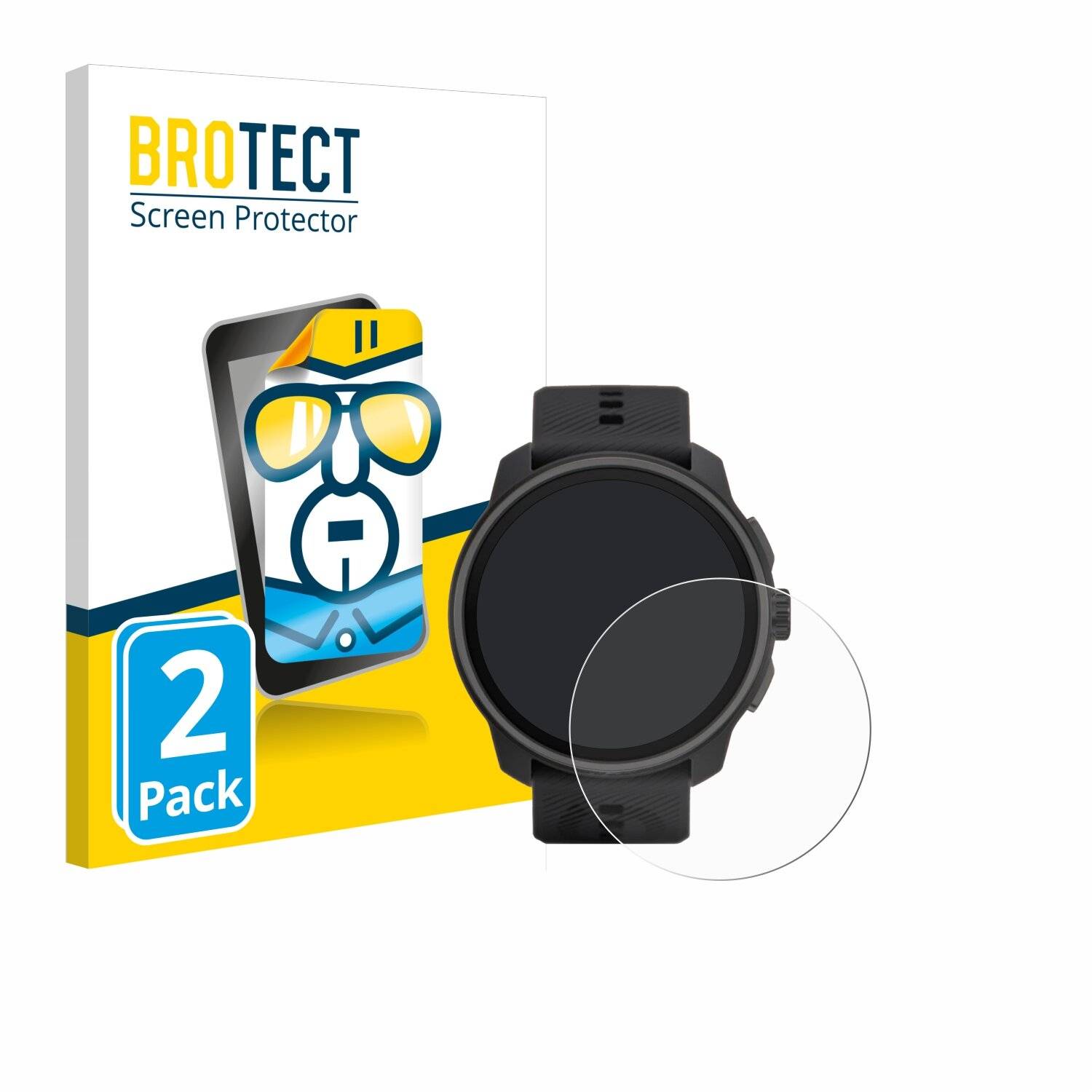 2x BROTECT Displayschutz-Folie für Suunto Race