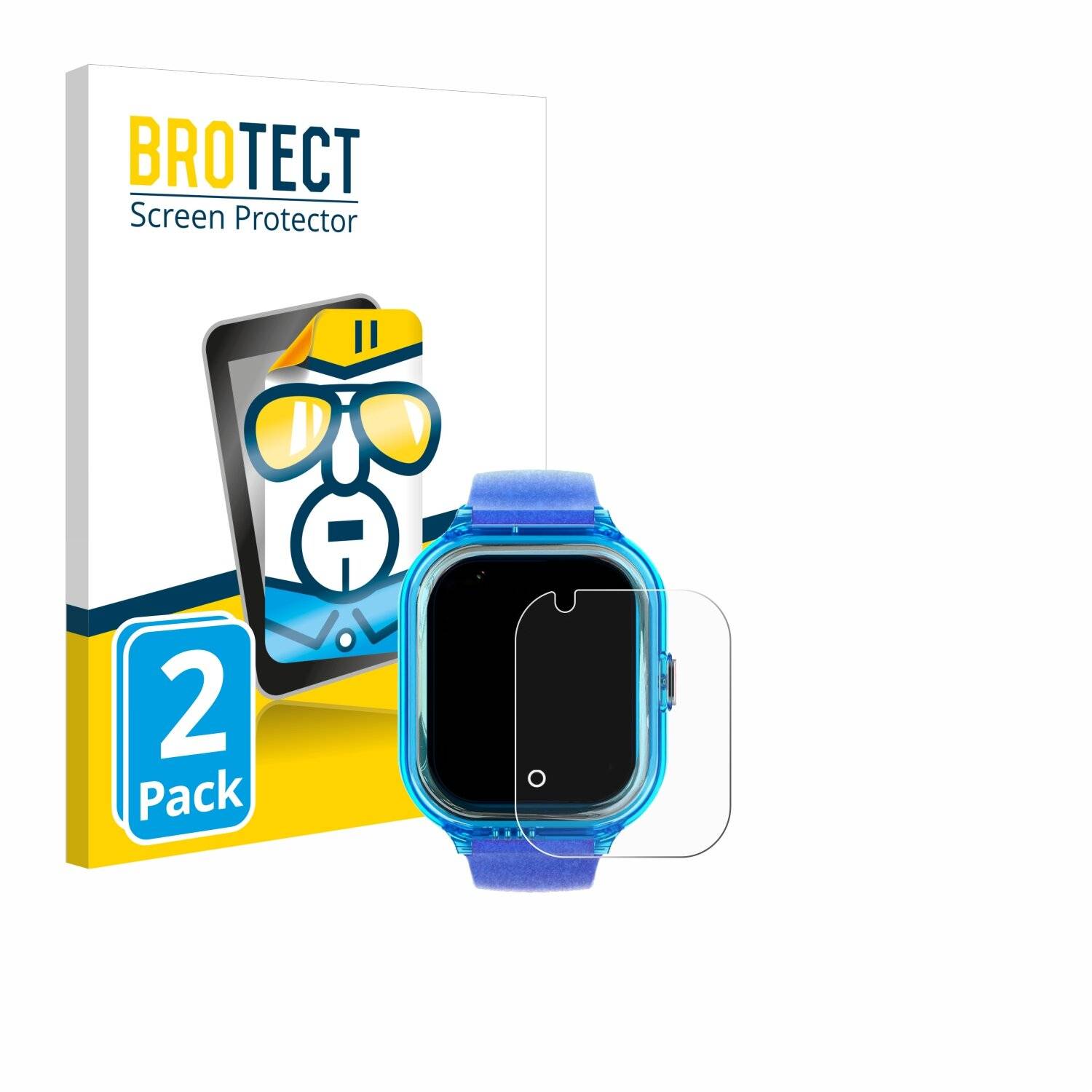 2x BROTECT Displayschutz-Folie für SaveFamily