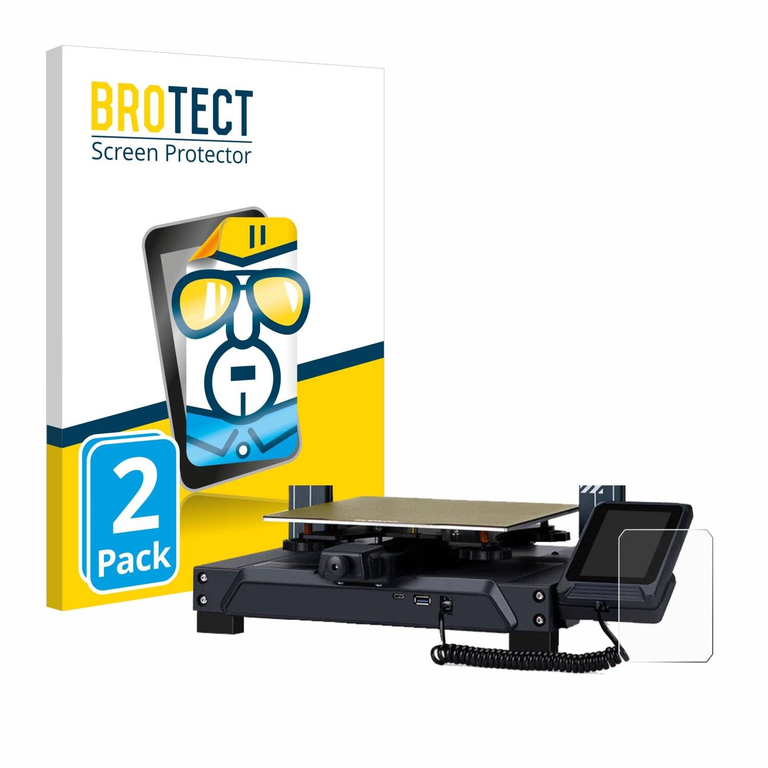2x BROTECT Displayschutz-Folie für Elegoo Neptun