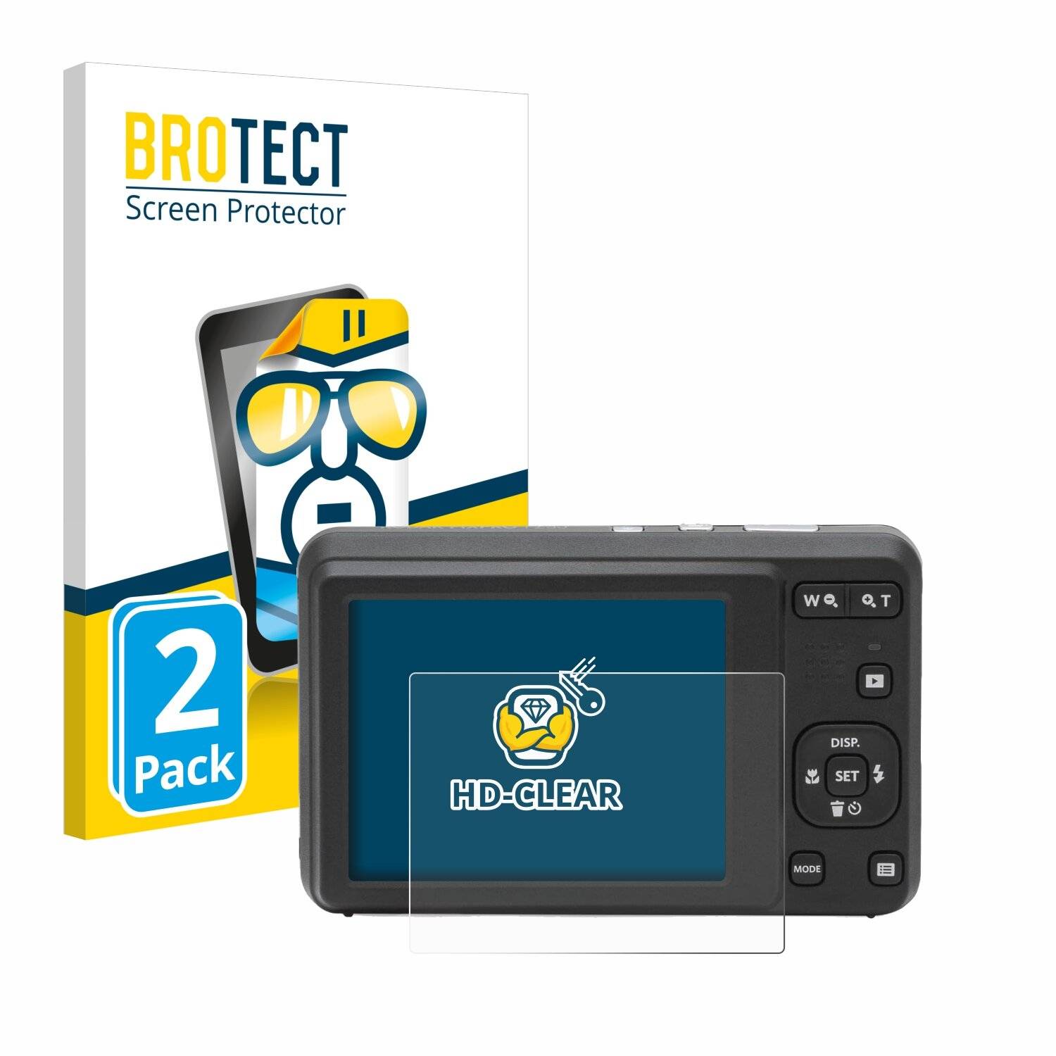 2x BROTECT Displayschutz-Folie für Kodak Pixpro