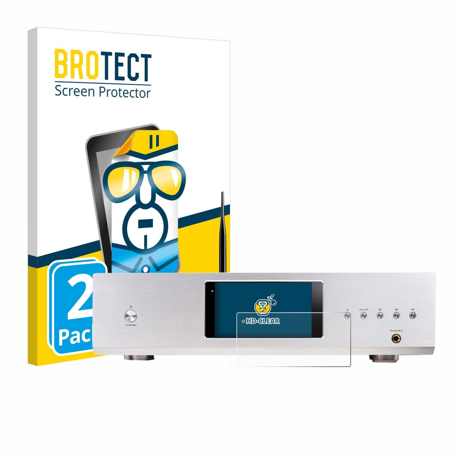 2x BROTECT Displayschutz-Folie für Cayin