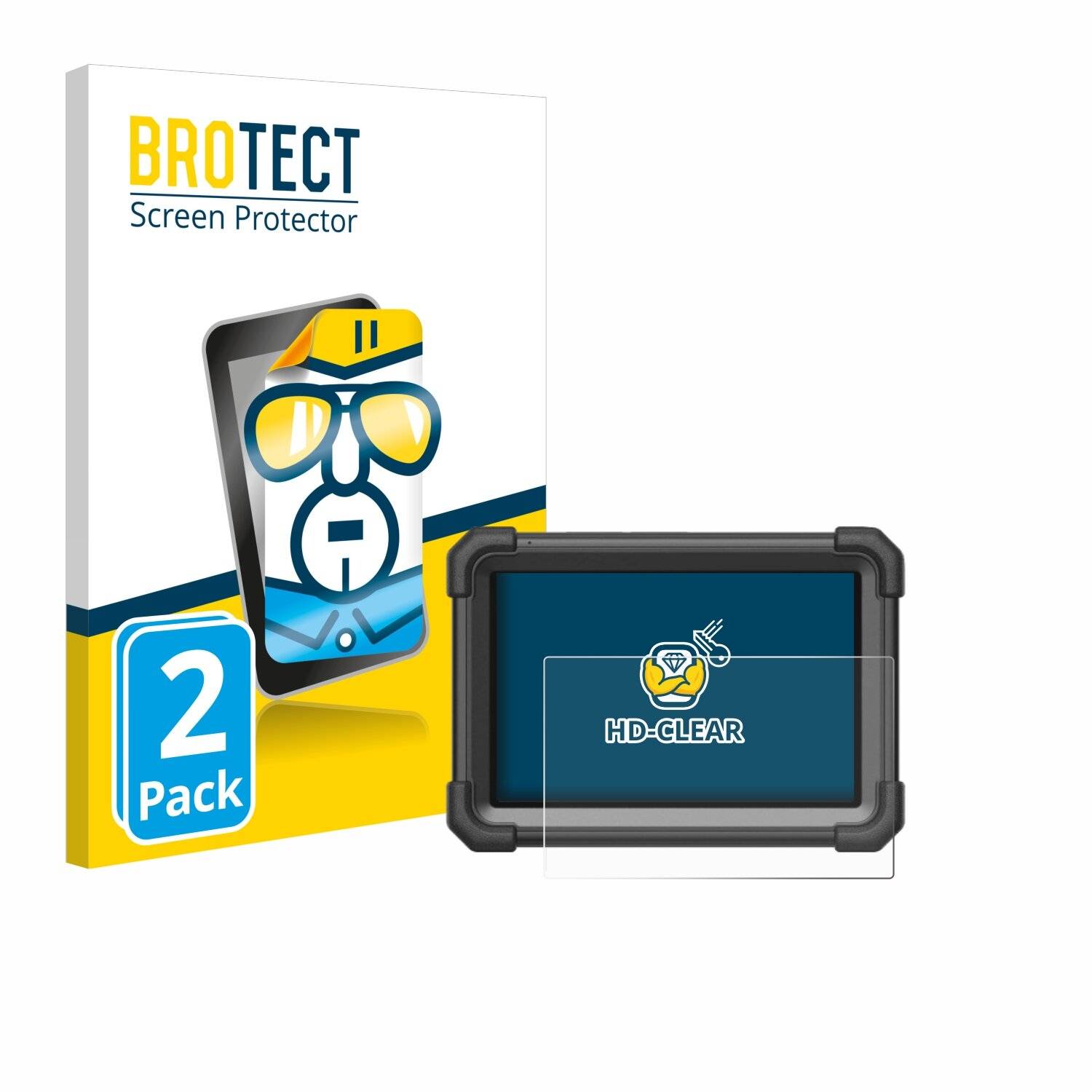 2x BROTECT Displayschutz-Folie für Launch X-431 Pro