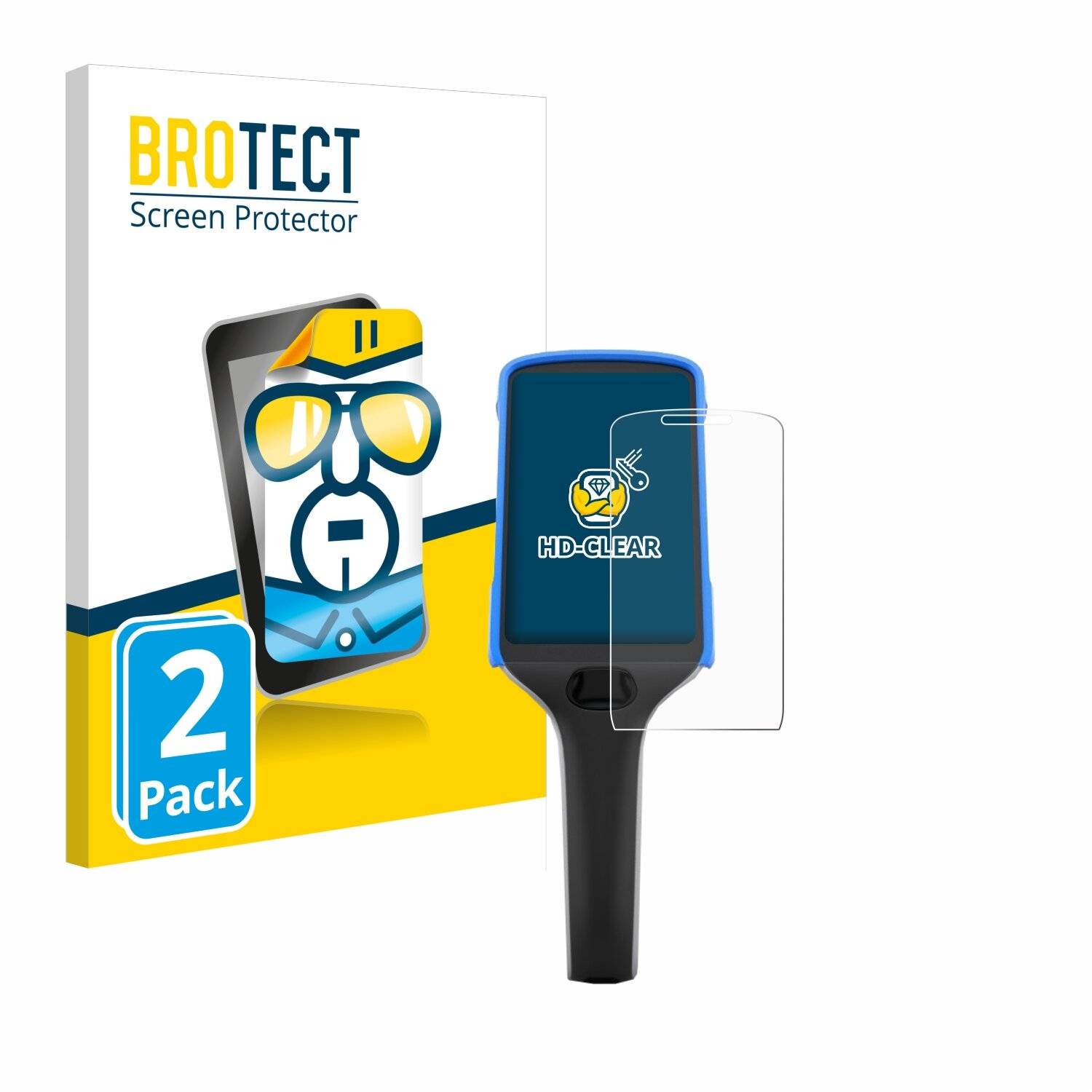 2x BROTECT Displayschutz-Folie für Zebra PS