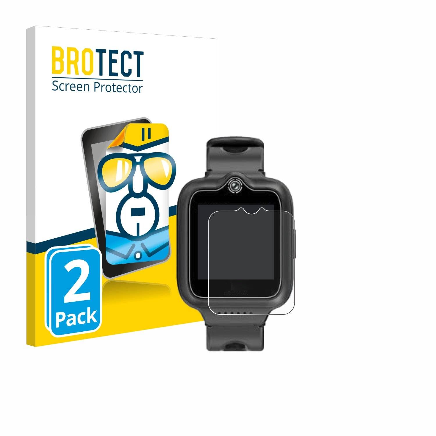 2x BROTECT Displayschutz-Folie für Okyuk T30 Kids