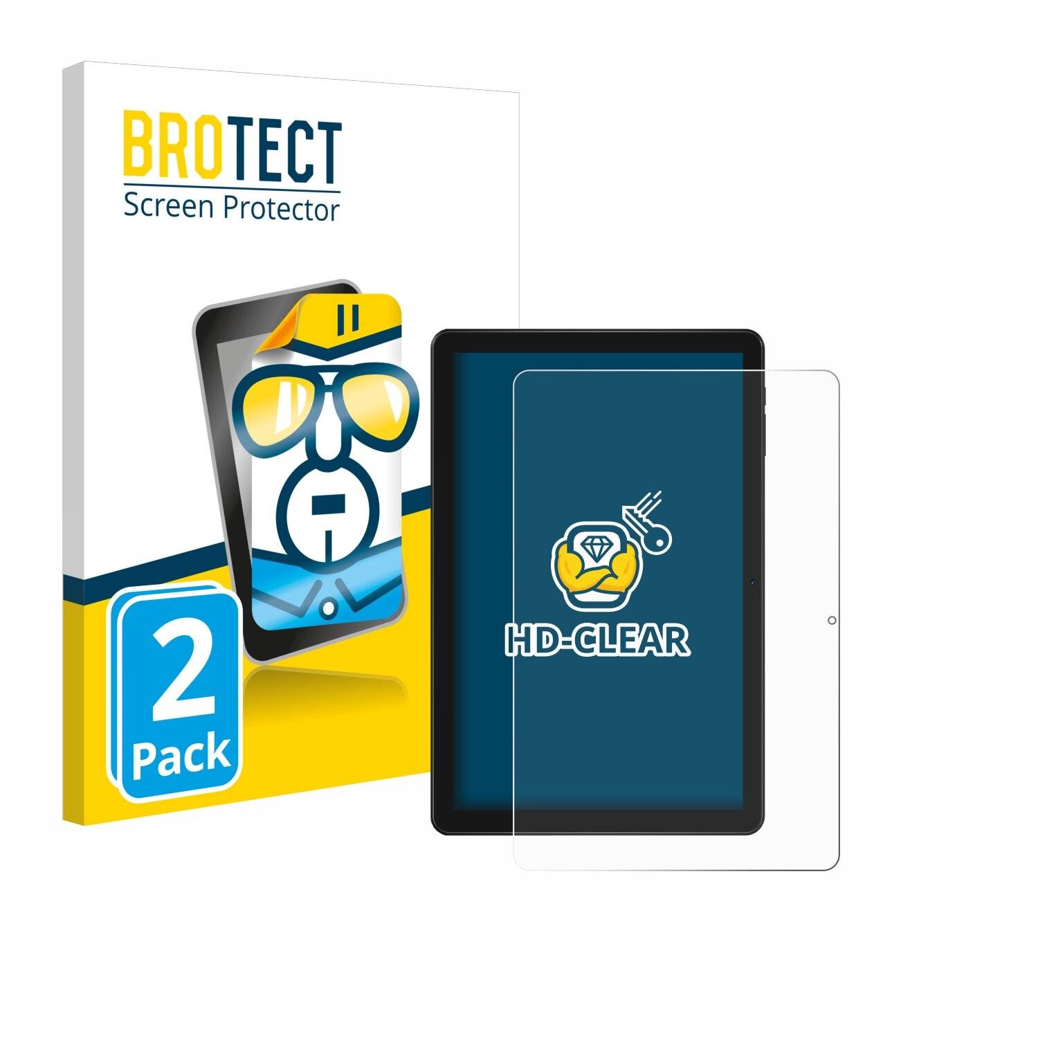2x BROTECT Displayschutz-Folie für Doogee