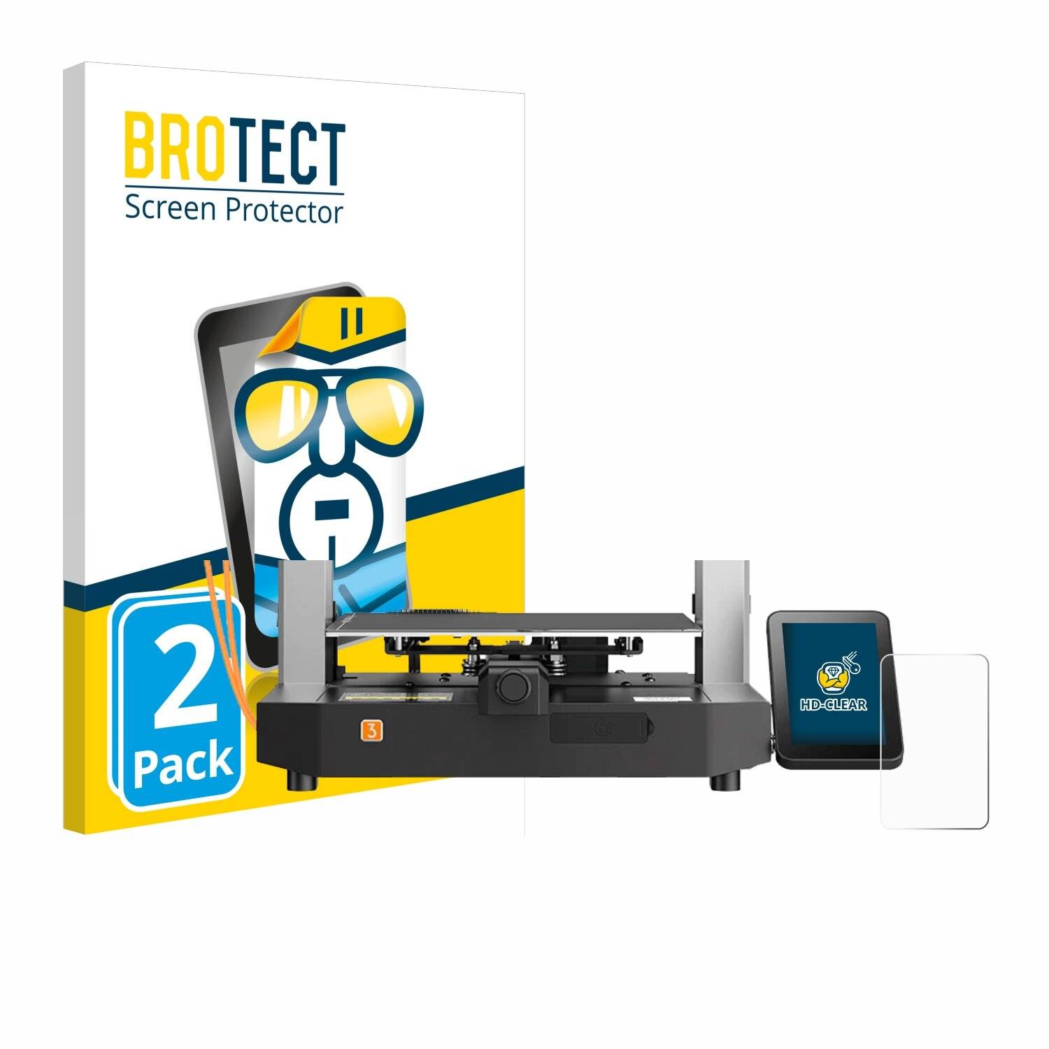 2x BROTECT Displayschutz-Folie für Anycubic Kobra