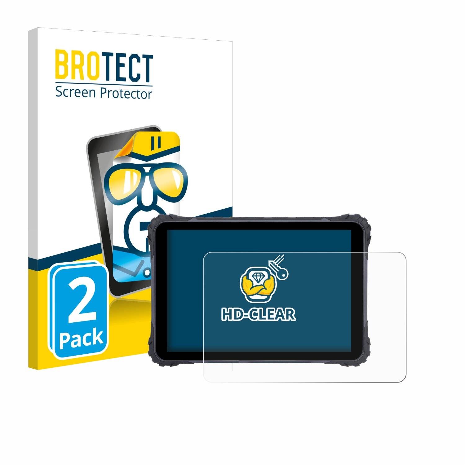 2x BROTECT Displayschutz-Folie für Topicon