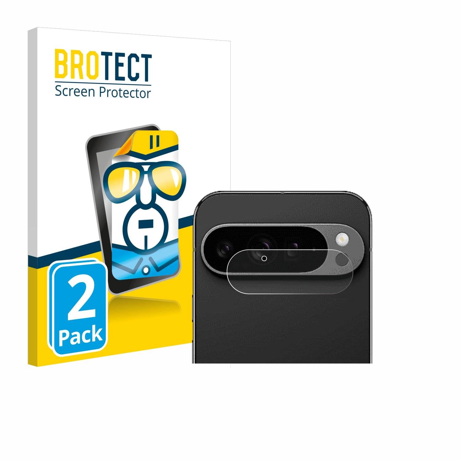 2x BROTECT Displayschutz-Folie für Google Pixel 9 Pro XL (NUR