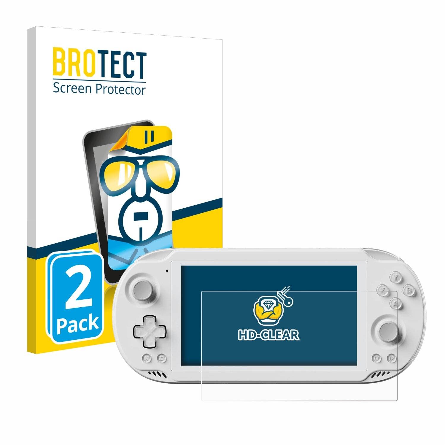 2x BROTECT Displayschutz-Folie für AYN Odin 2