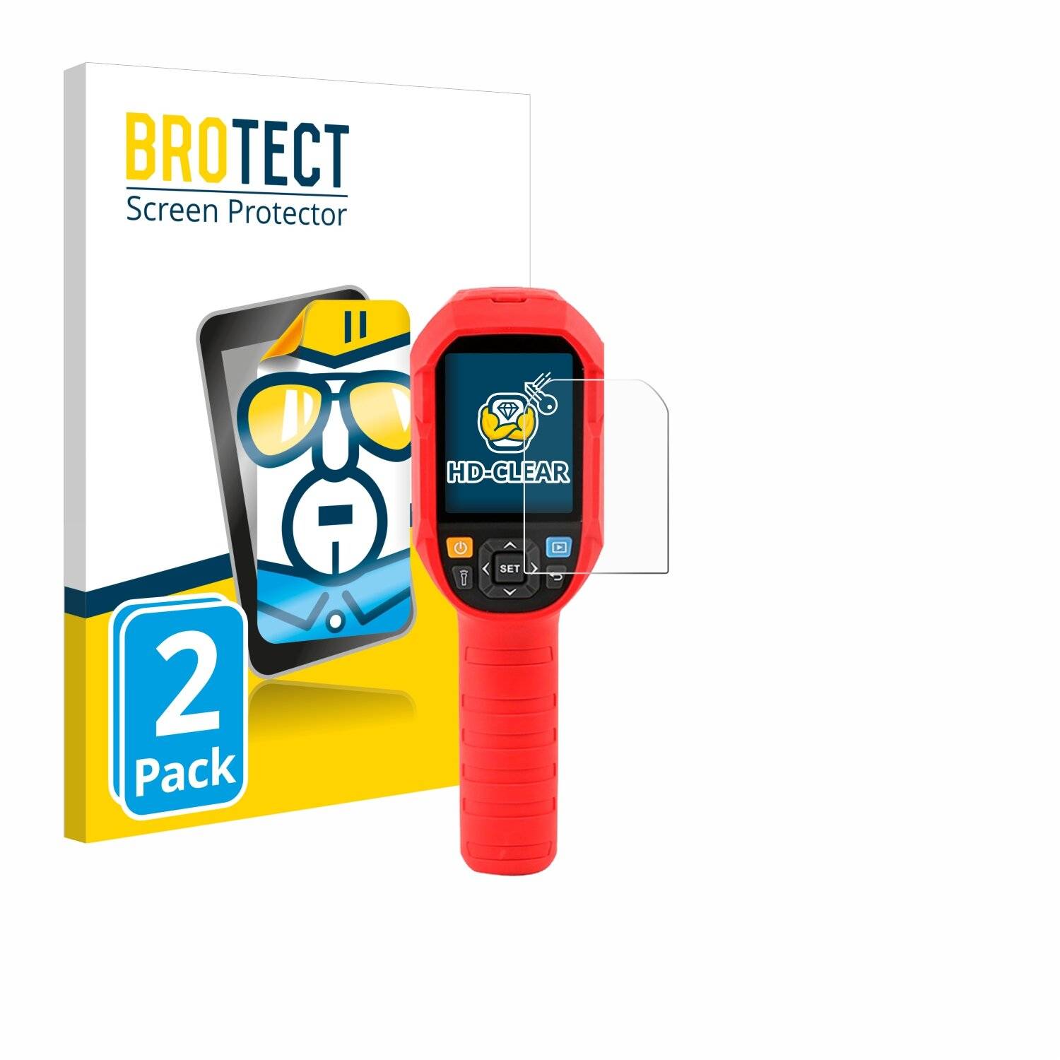 2x BROTECT Displayschutz-Folie für Uni-Trend