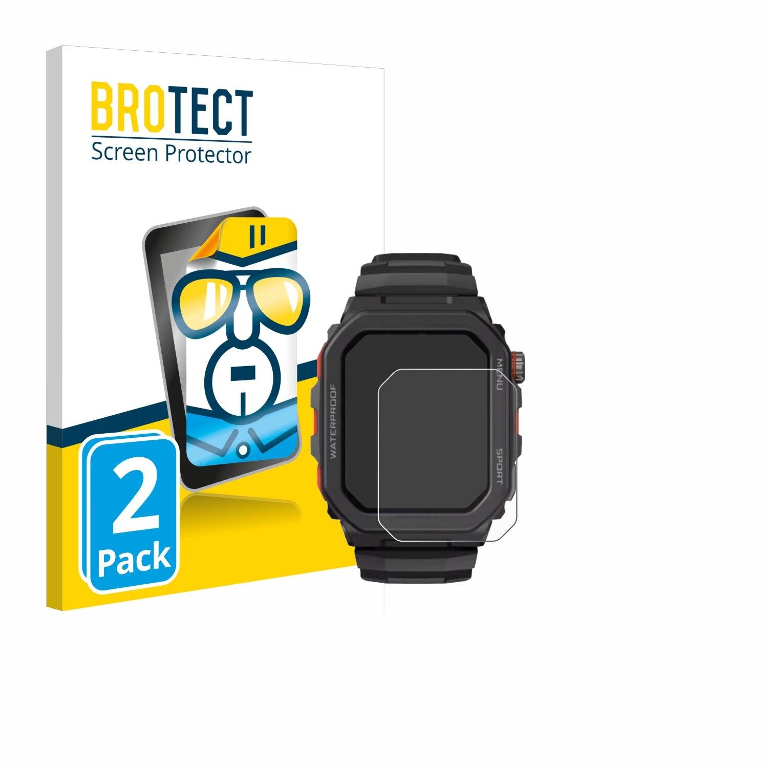2x BROTECT Displayschutz-Folie für Zeblaze Ares