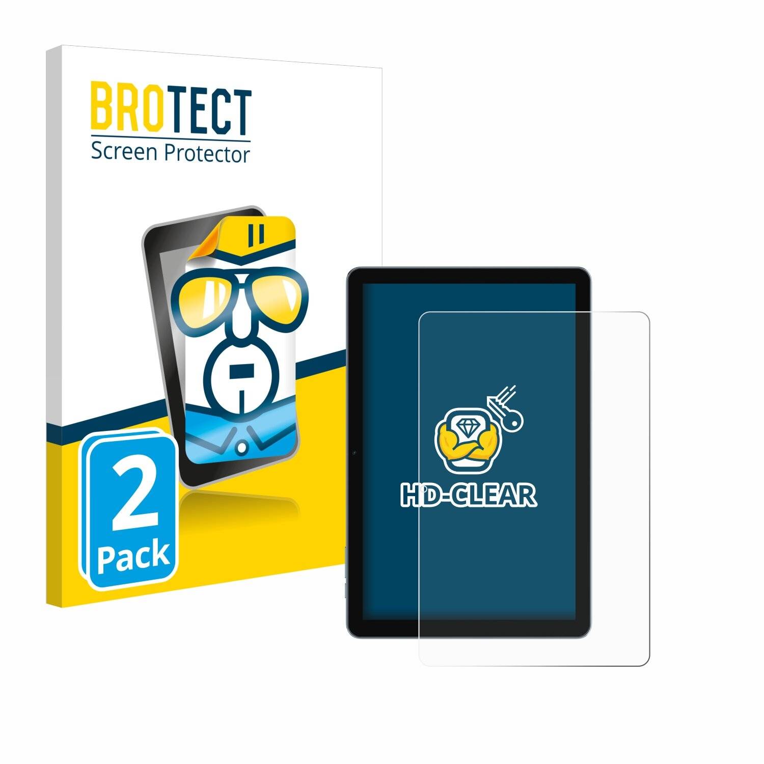 2x BROTECT Displayschutz-Folie für Blackview Tab 30