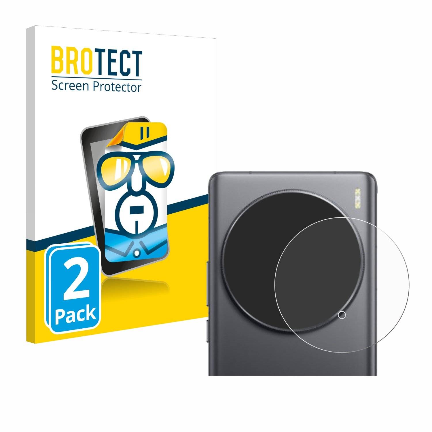 2x BROTECT Displayschutz-Folie für Vivo X100 Ultra (NUR