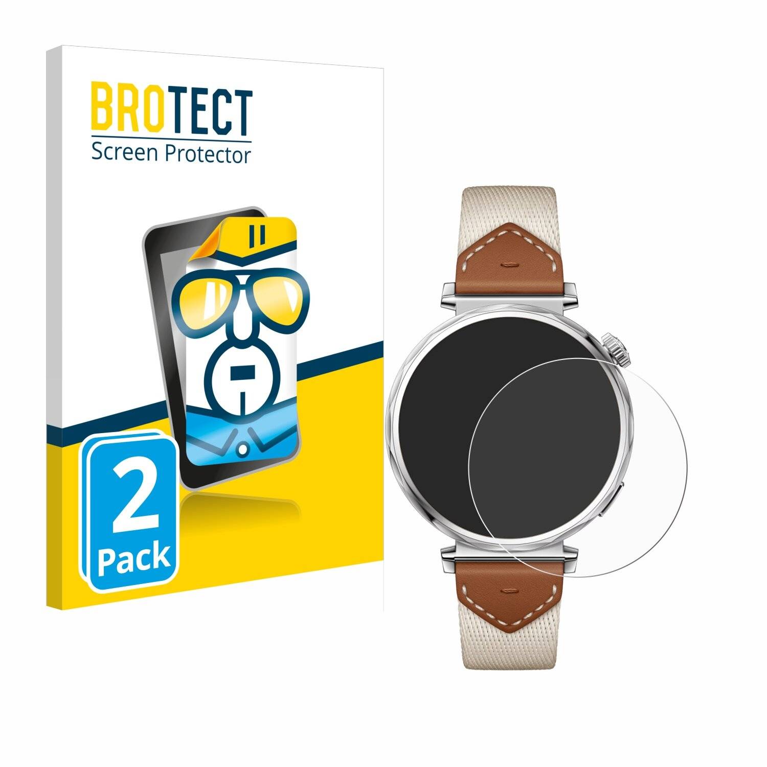 2x BROTECT Displayschutz-Folie für Huawei Watch GT 5 (41