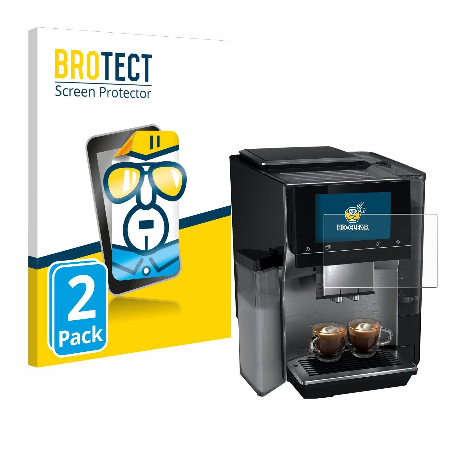 2x BROTECT Displayschutz-Folie für Siemens