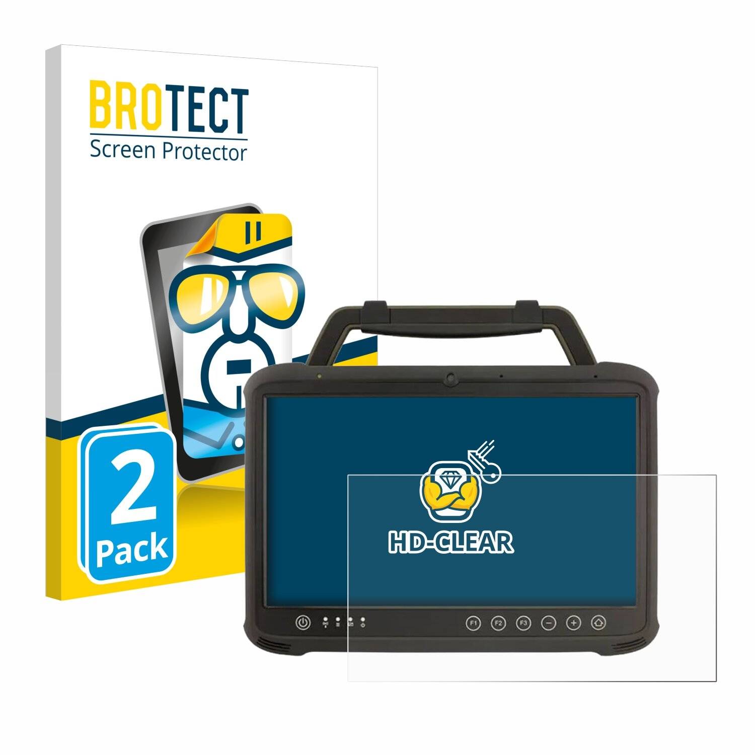2x BROTECT Displayschutz-Folie für Winmate