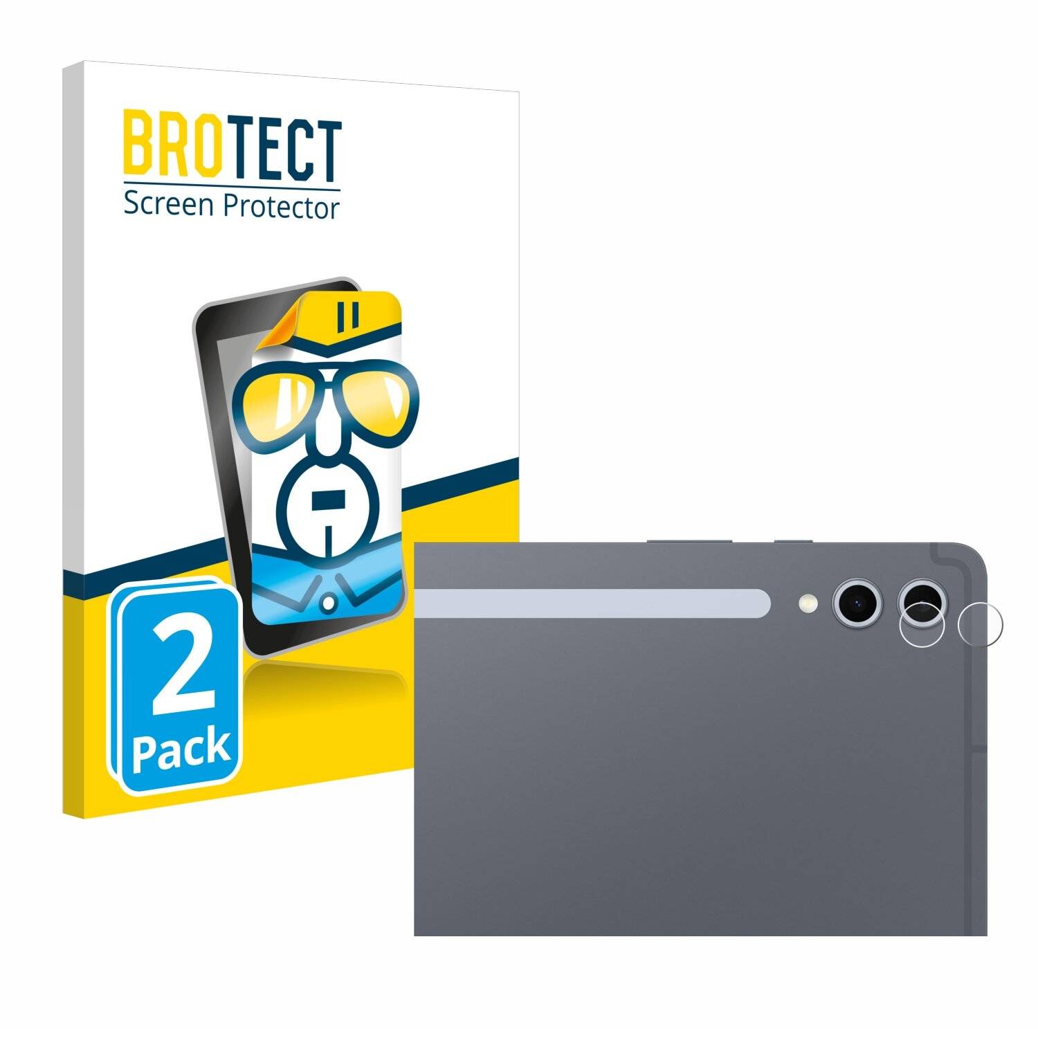 2x BROTECT Displayschutz-Folie für Samsung Galaxy Tab S10 Ultra WiFi (NUR