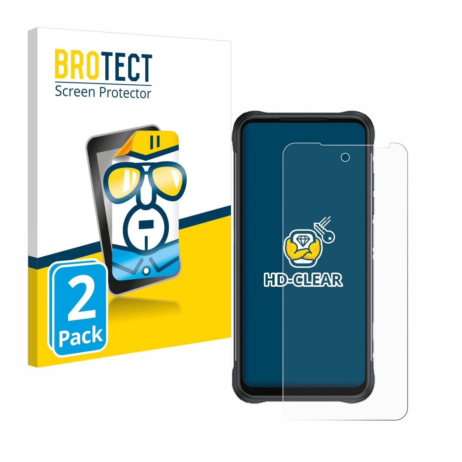 2x BROTECT Displayschutz-Folie für GlobeXplorer GPX Pro