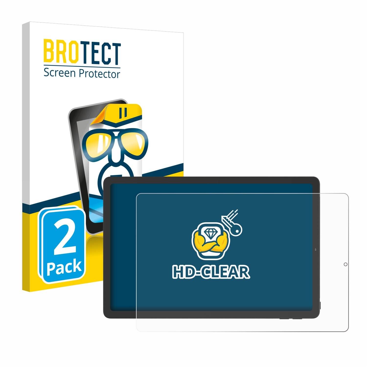 2x BROTECT Displayschutz-Folie für AGM Pad