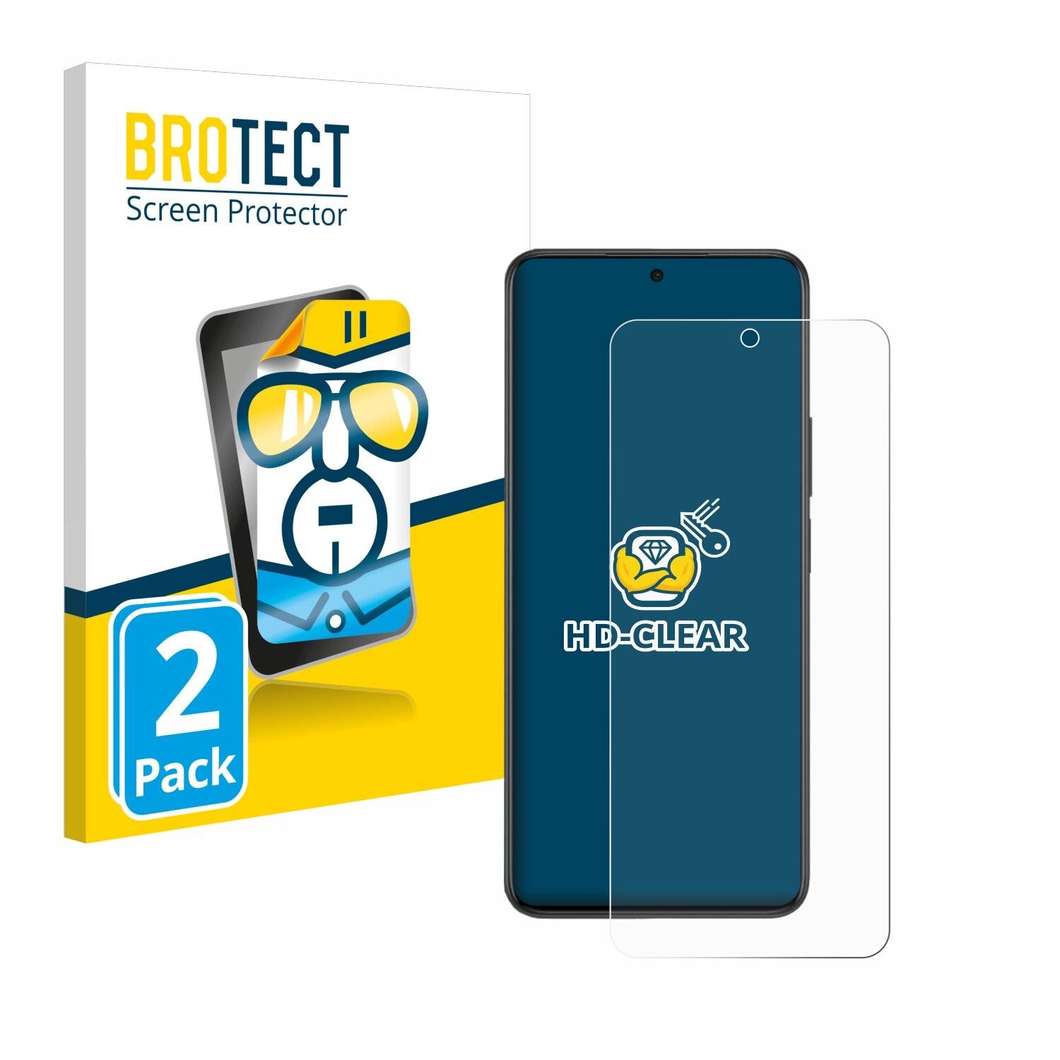 2x BROTECT Displayschutz-Folie für Honor