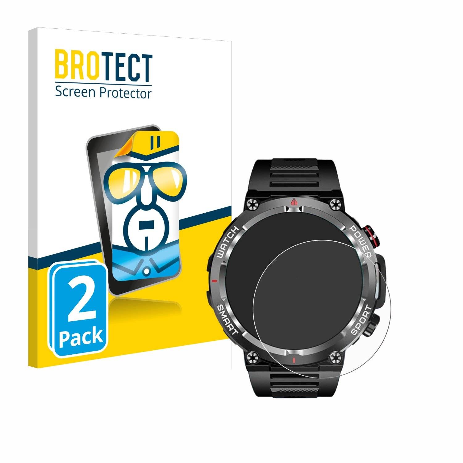 2x BROTECT Displayschutz-Folie für Blackview W50