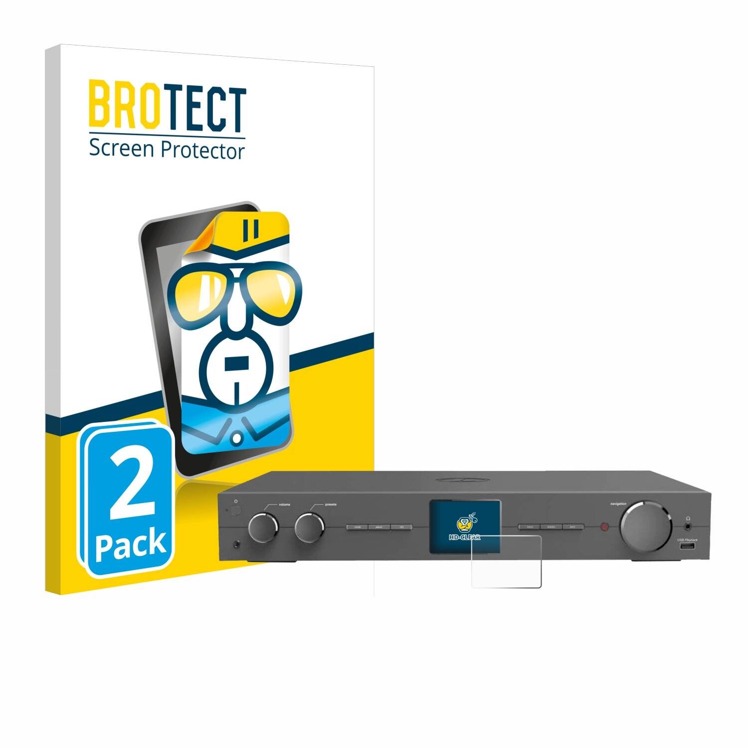 2x BROTECT Displayschutz-Folie für Hama