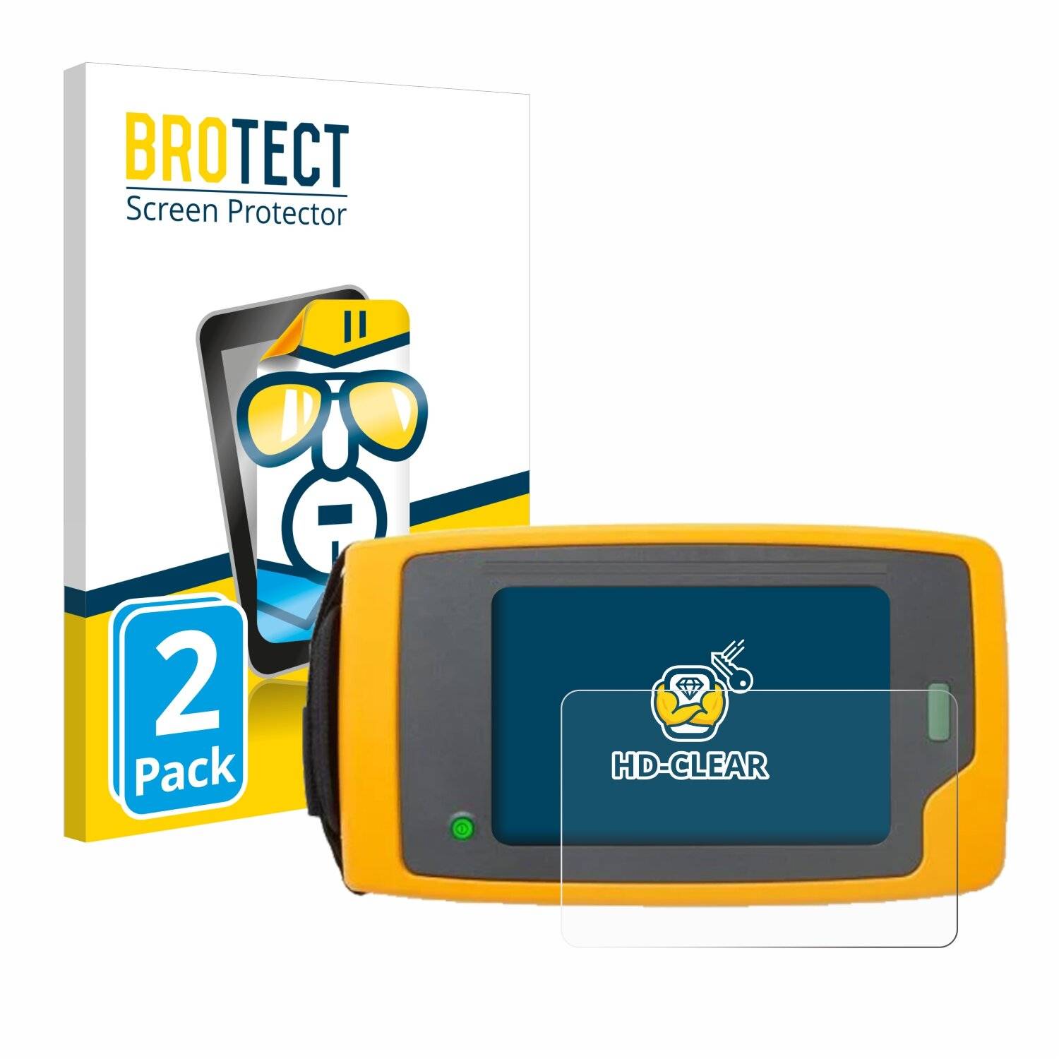 2x BROTECT Displayschutz-Folie für Fluke
