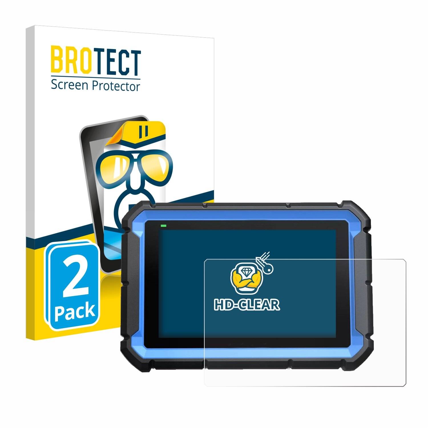 2x BROTECT Displayschutz-Folie für Topdon ArtiDiag Pro