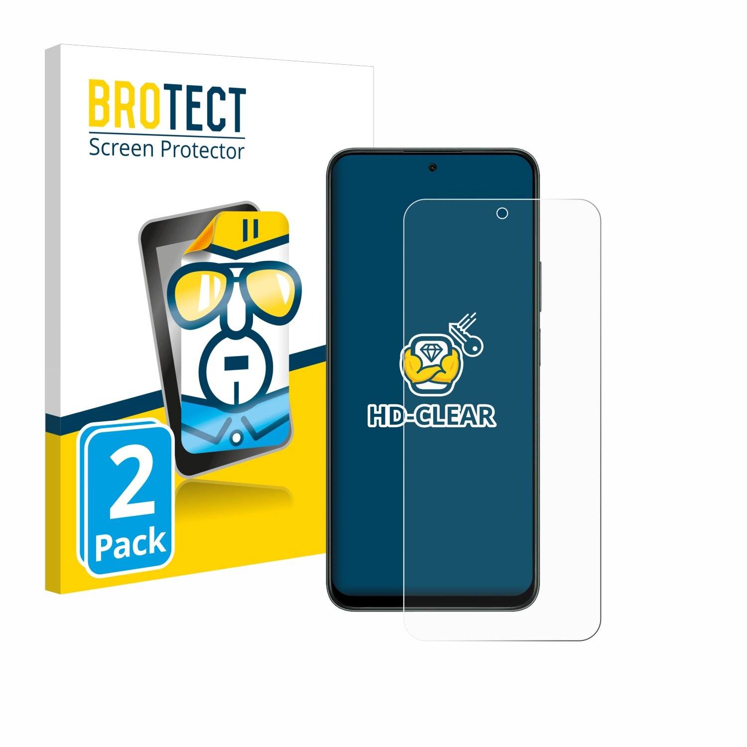 2x BROTECT Displayschutz-Folie für Honor